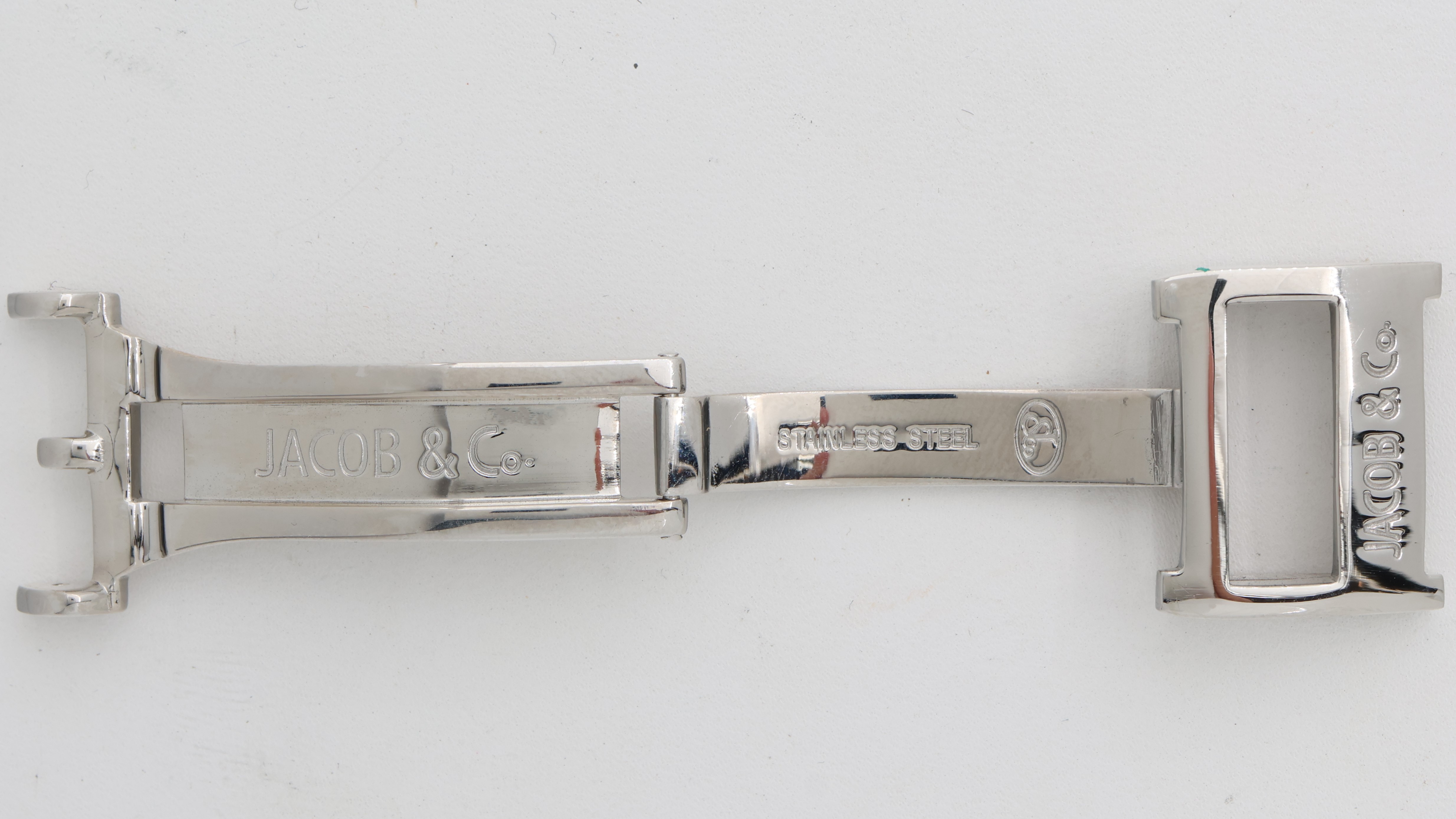 Original steel 16mm Deployment buckle for Jacob & Co thumbnail 3