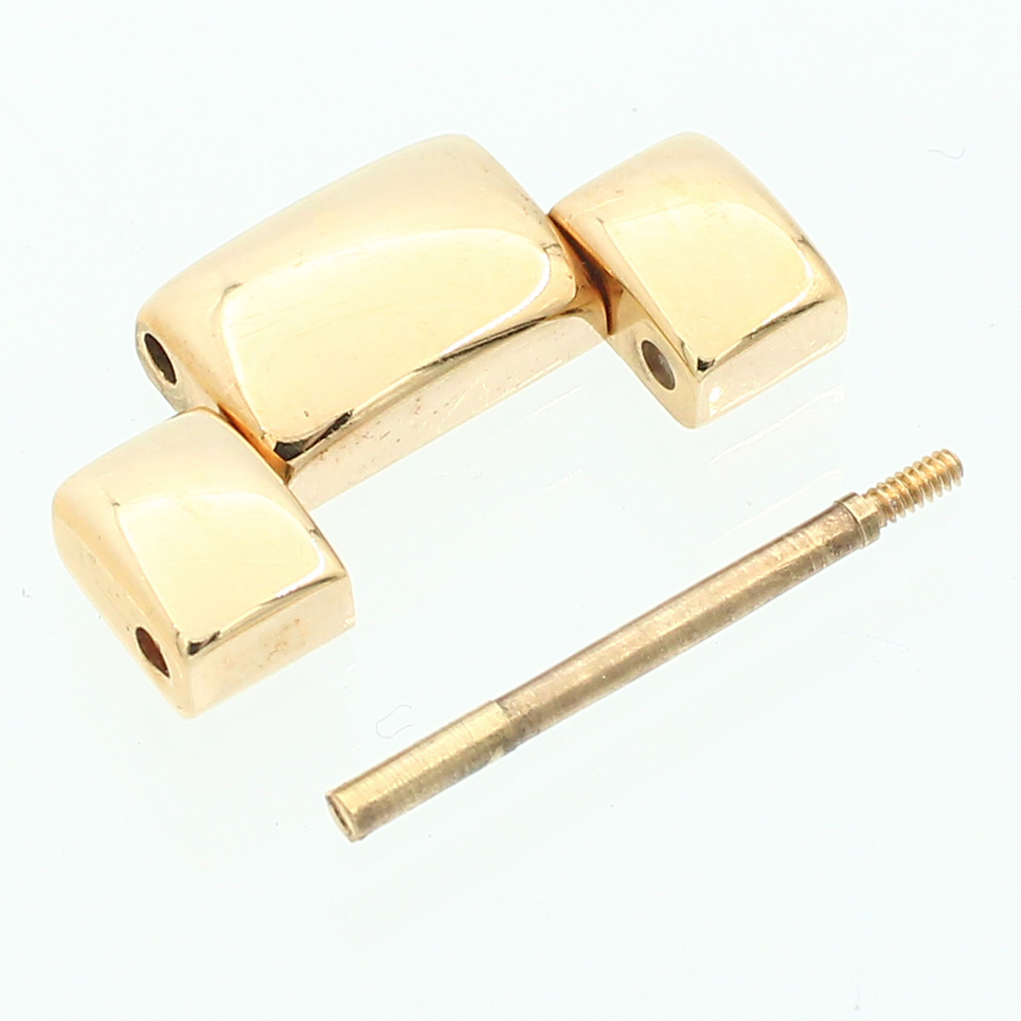 Cartier 18K yellow gold half-link 18.0mm wide for Pasha 38mm watch thumbnail 1