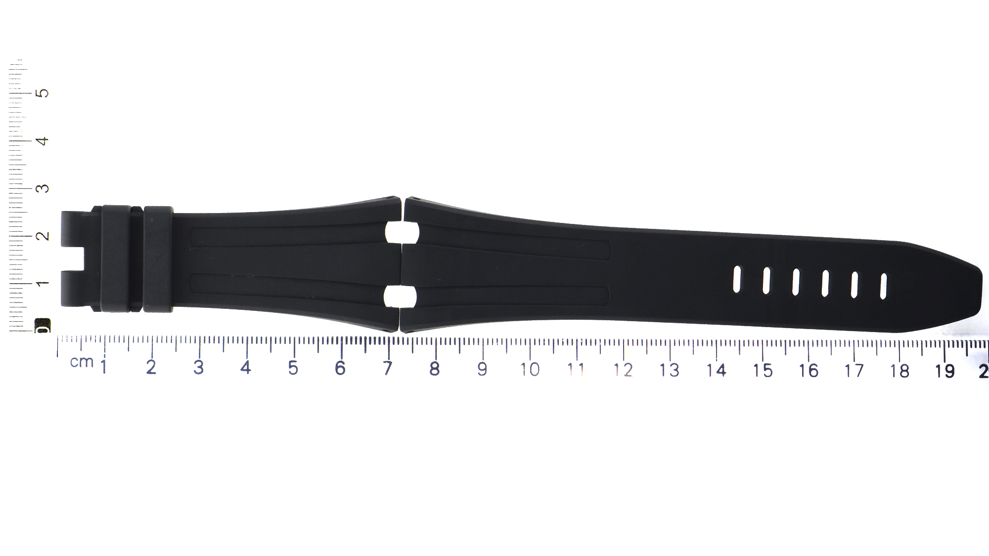 Unworn factory original Audemars Piguet black rubber strap 29x20mm thumbnail 2