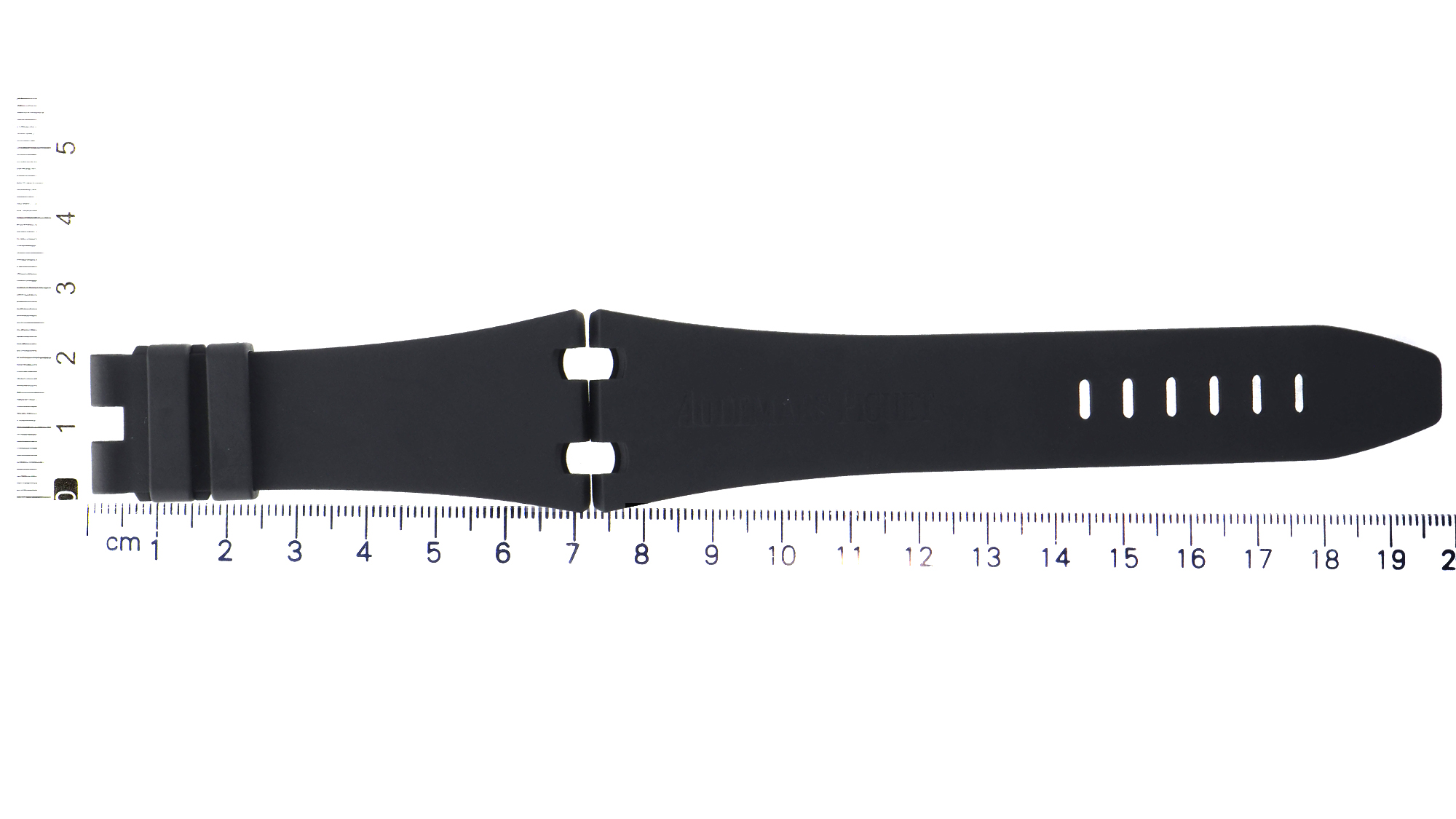 Unworn factory original Audemars Piguet black rubber strap 29x20mm thumbnail 3