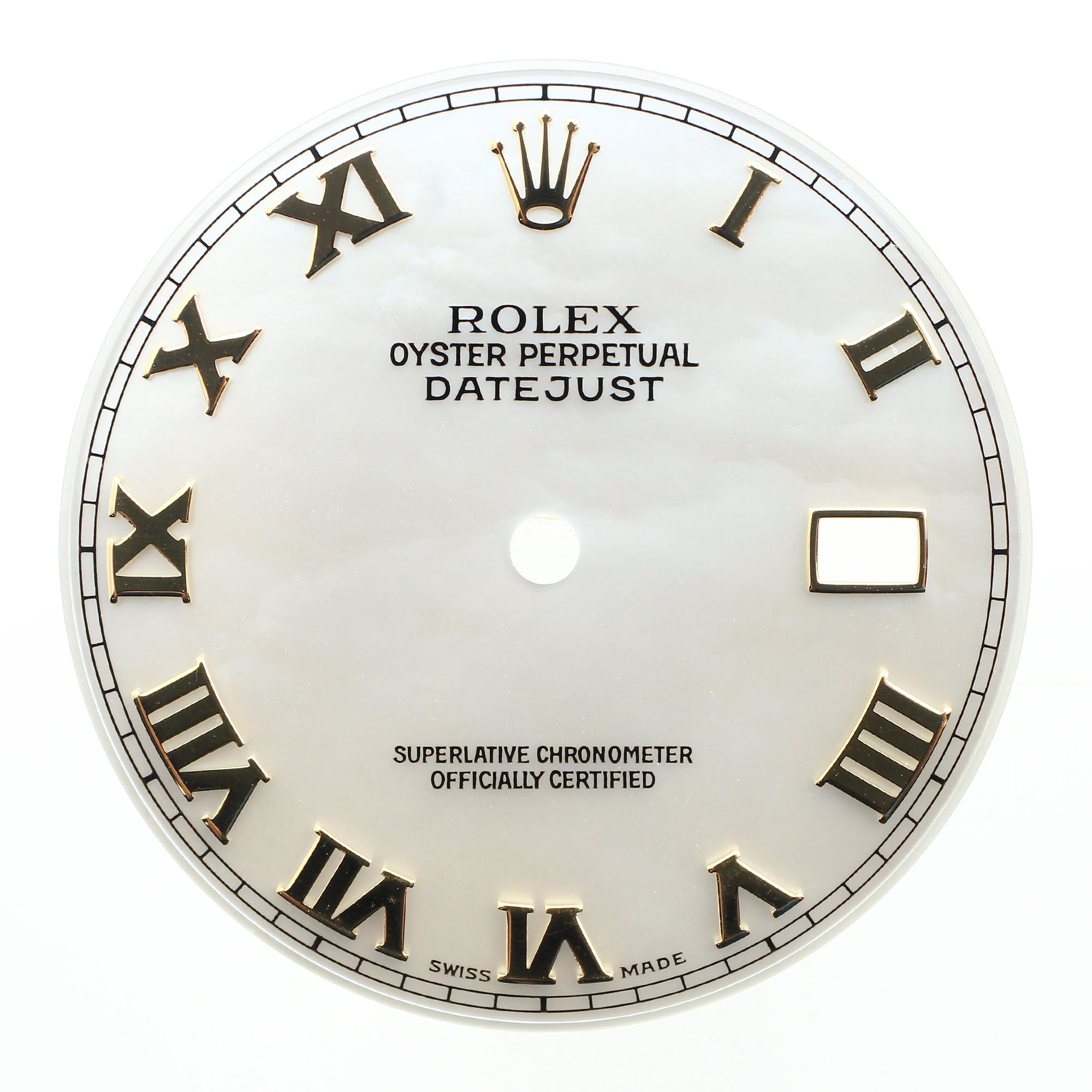 dial 18k Yellow Gold 36 for Rolex Mother of pearl thumbnail 1