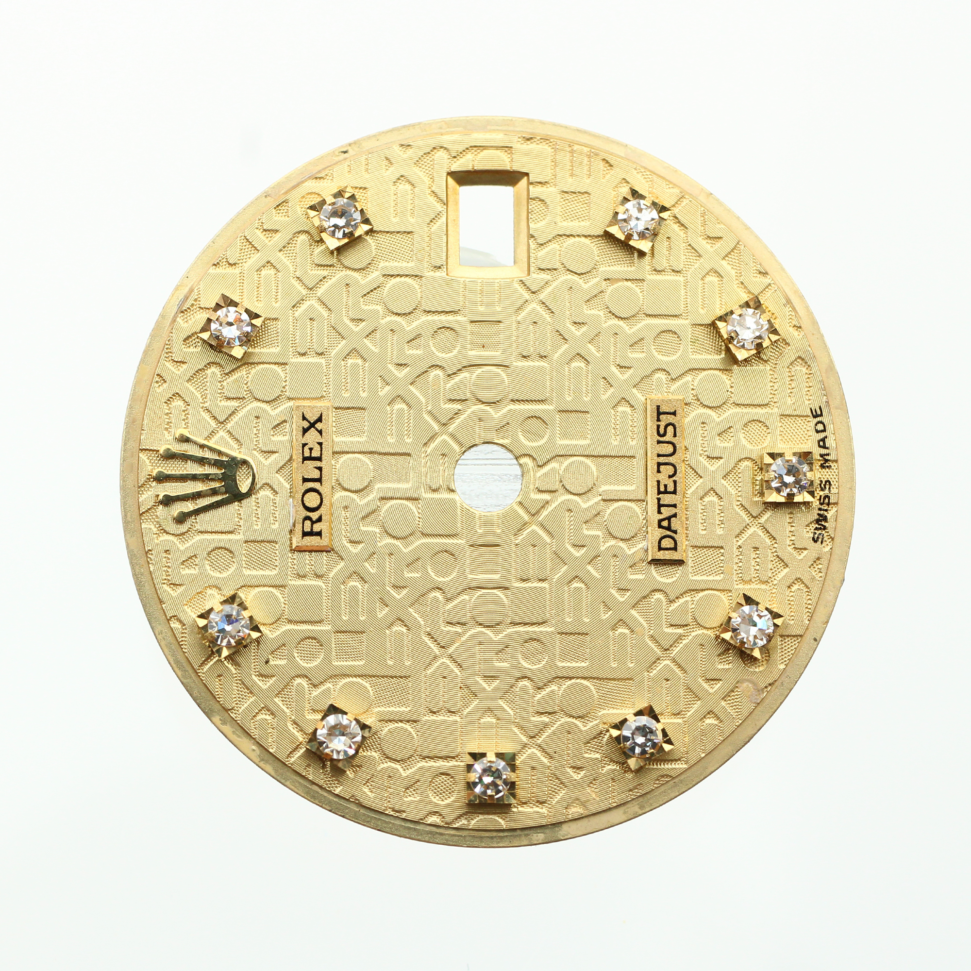 Champagne anniversary dial 10 factory diamonds for Rolex Datejust 26 or 29mm thumbnail 2