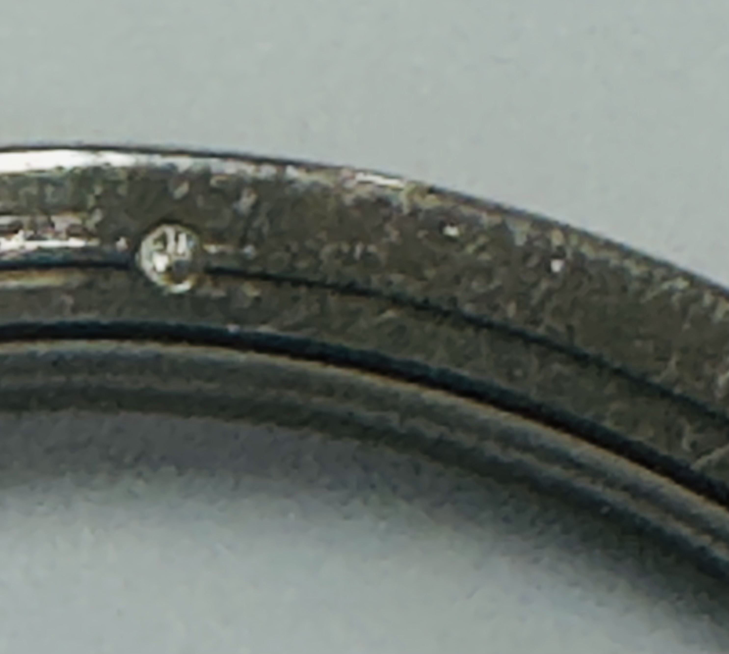 Factory solid 18K white gold Rolex fluted bezel midsize for 31 mm thumbnail 3