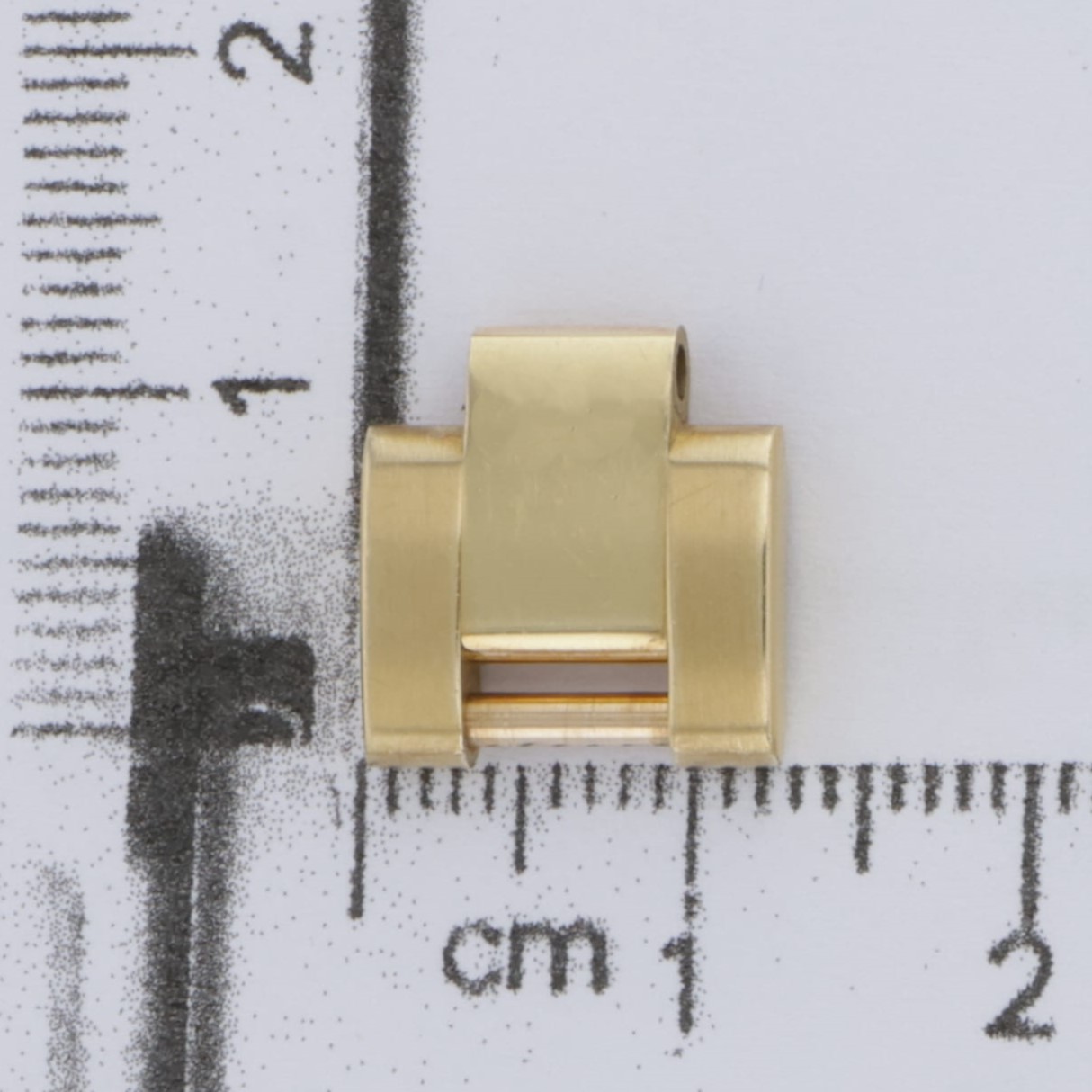 Rolex oyster solid 18k yellow gold link 12.0mm wide thumbnail 2
