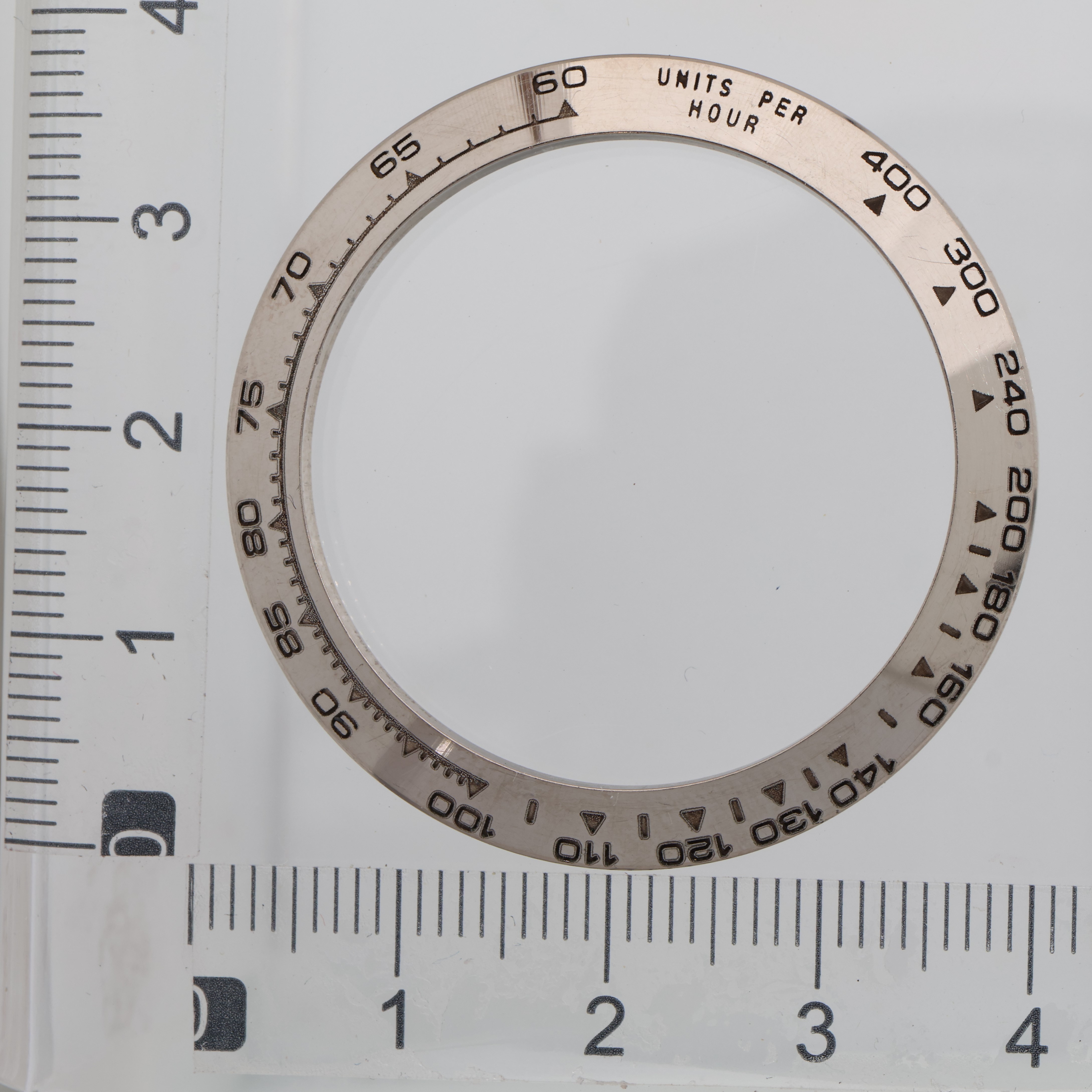 Factory original 18K white gold bezel for Rolex Daytona thumbnail 1