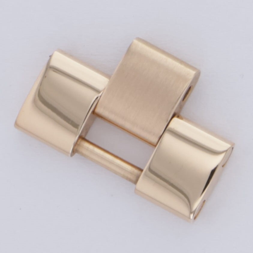 Cartier solid 18k rose gold link 17.8mm wide Roadster thumbnail 1