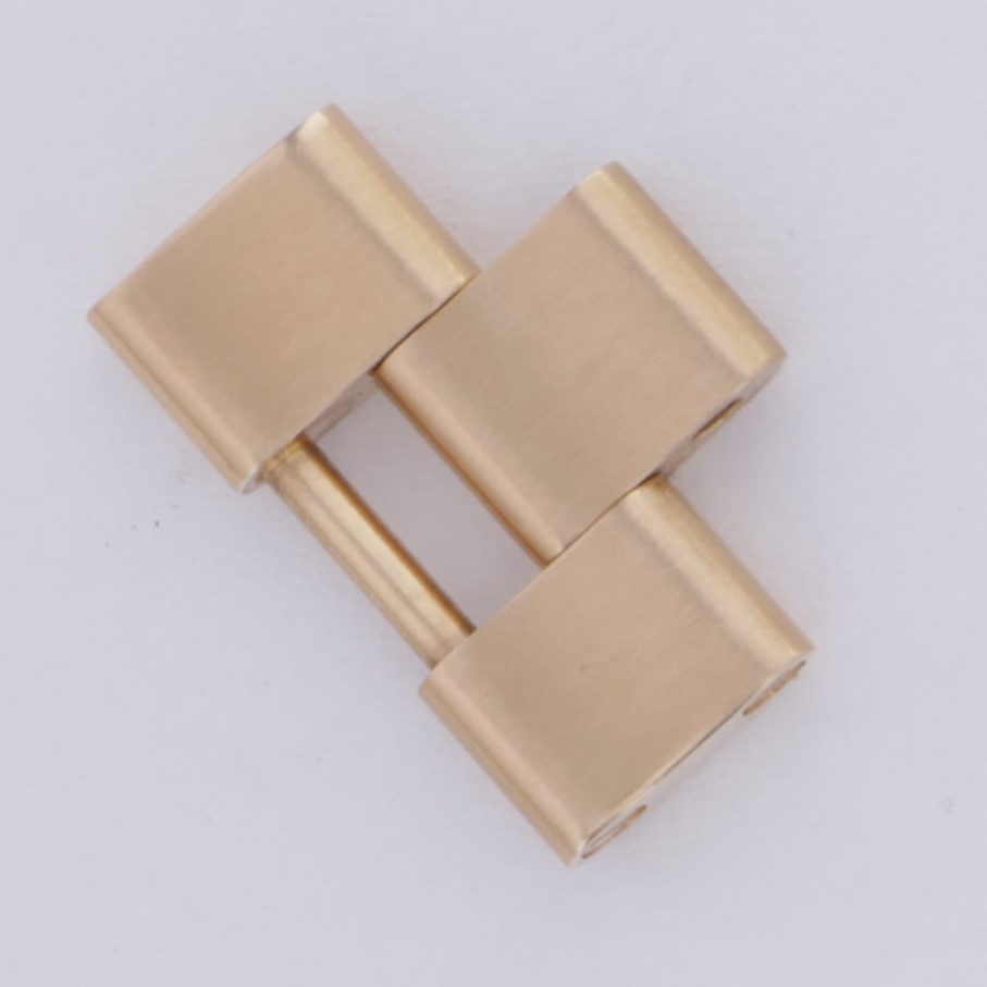Cartier solid 18k rose gold link 17.8mm wide Roadster thumbnail 3