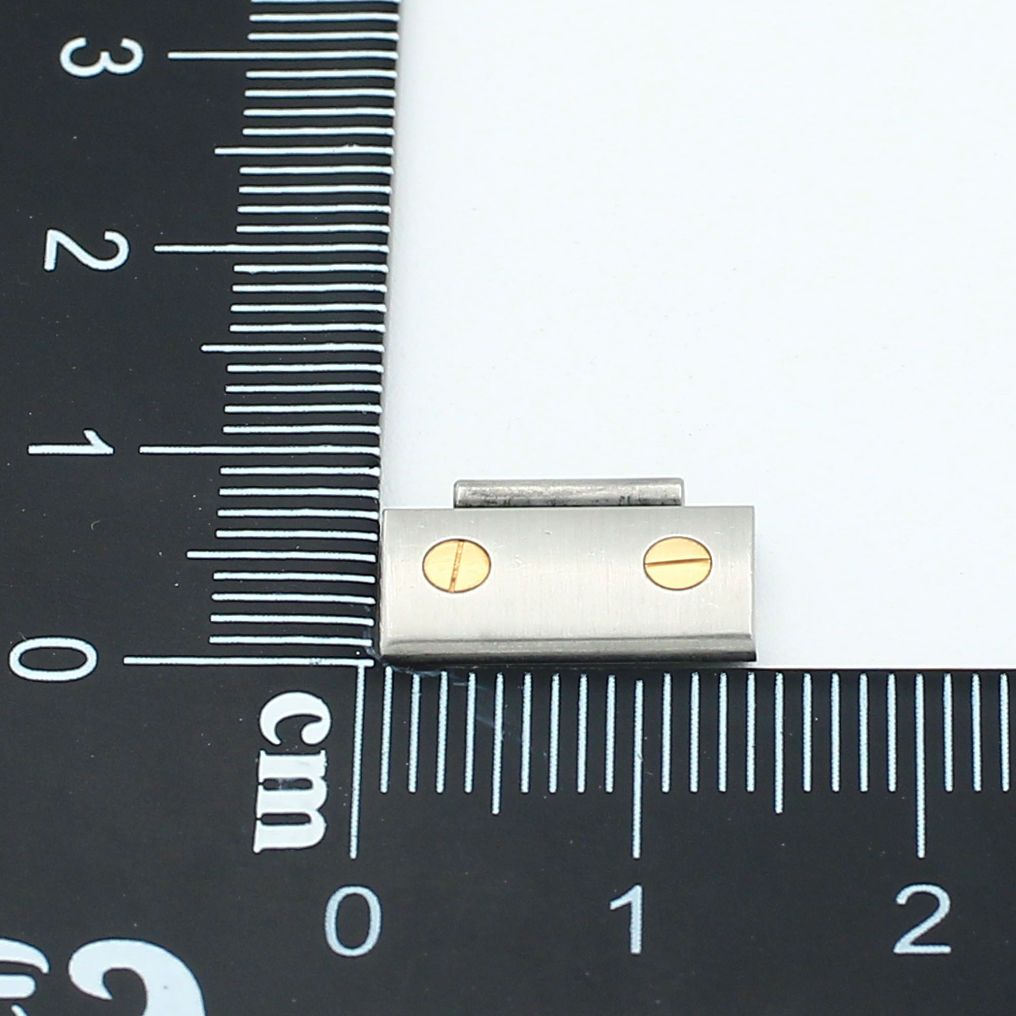 Cartier two tone link 13.6mm wide for Santos Galbee model thumbnail 3