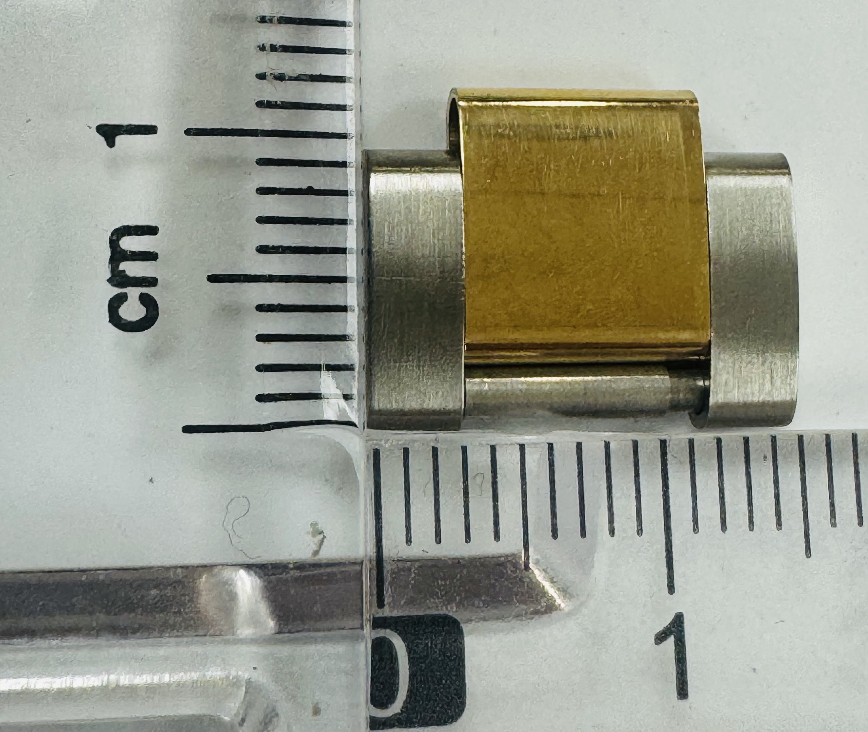 Factory Rolex steel and 18K yellow gold hollow link 15.5 mm wide thumbnail 1