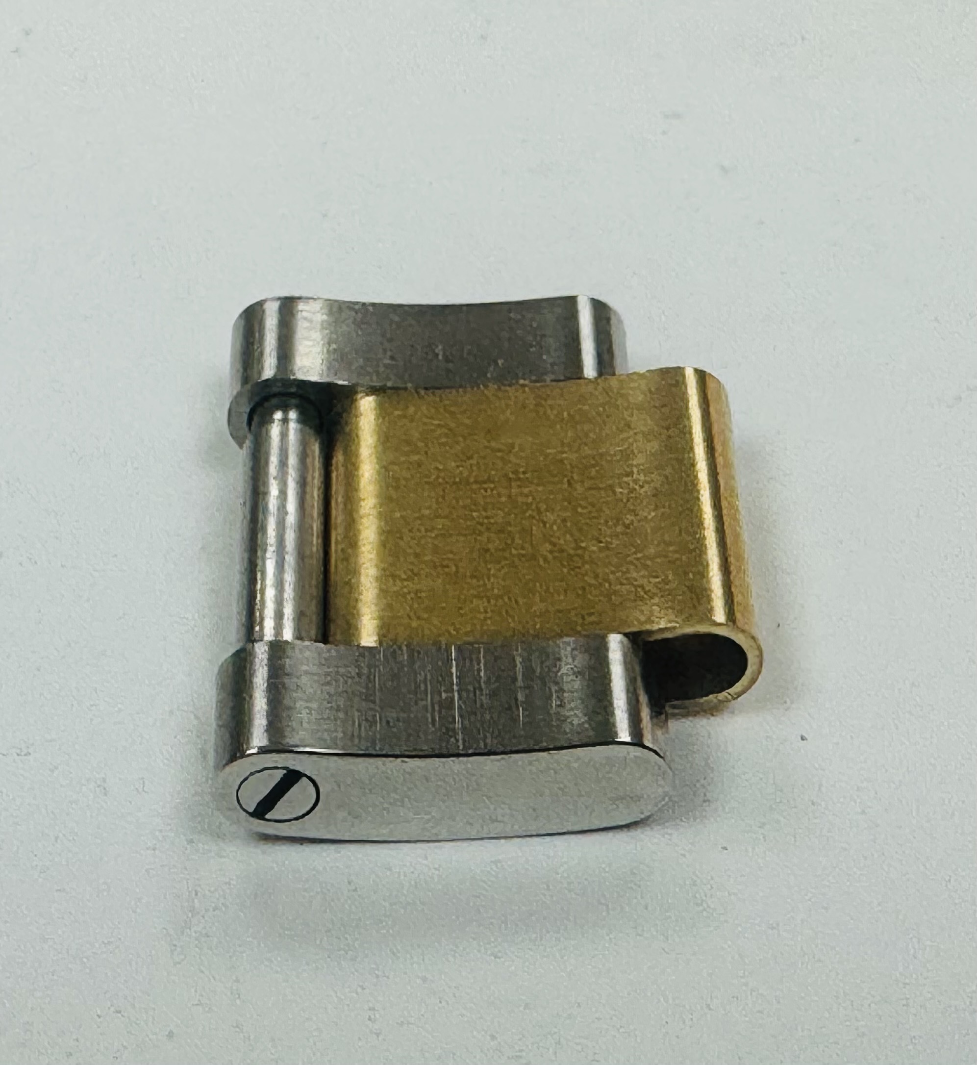 Factory Rolex steel and 18K yellow gold hollow link 15.5 mm wide thumbnail 2