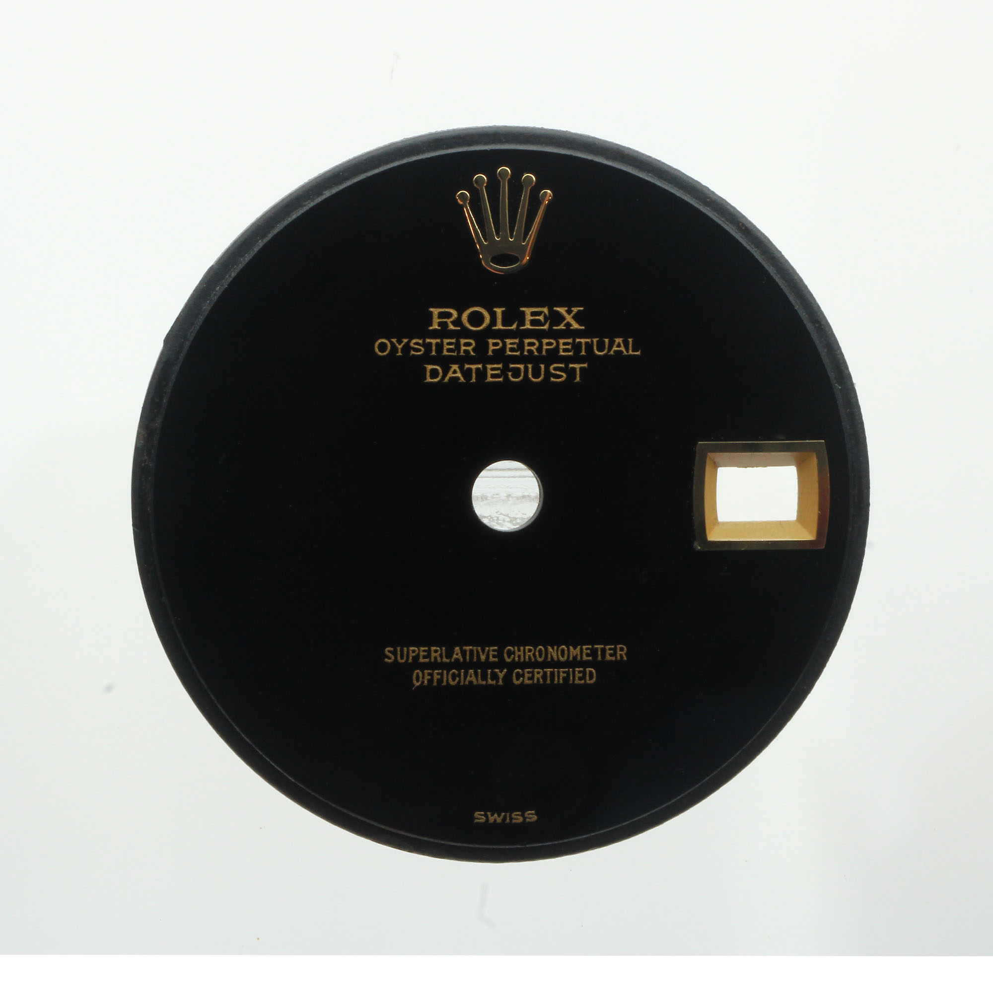 Black onyx dial for Rolex Datejust 26 or 29mm Black thumbnail 1