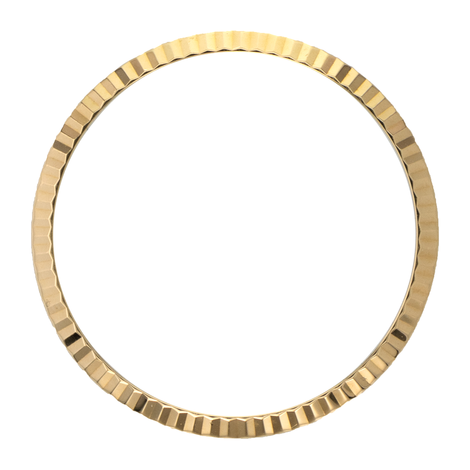 Original factory Fluted bezel for Rolex 36mm 18K yellow gold thumbnail 1