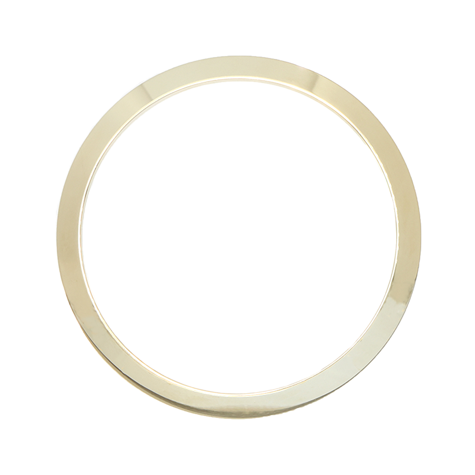 Factory original 14K yellow gold smooth dome bezel for Rolex Date 34mm thumbnail 1