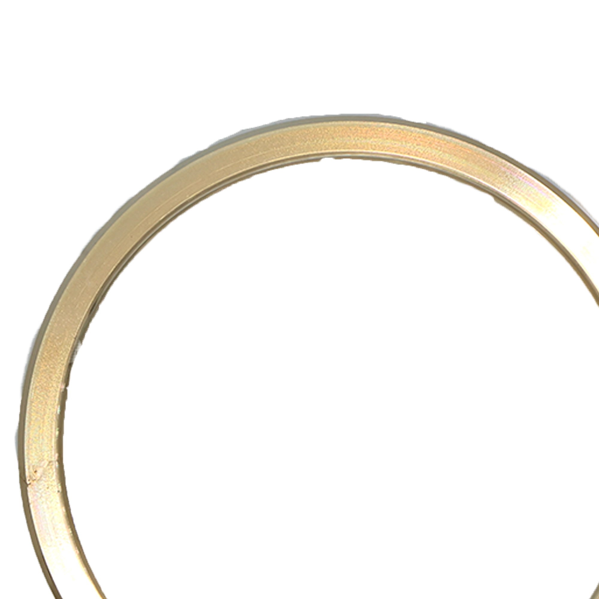 Factory original 14K yellow gold smooth dome bezel for Rolex Date 34mm thumbnail 3
