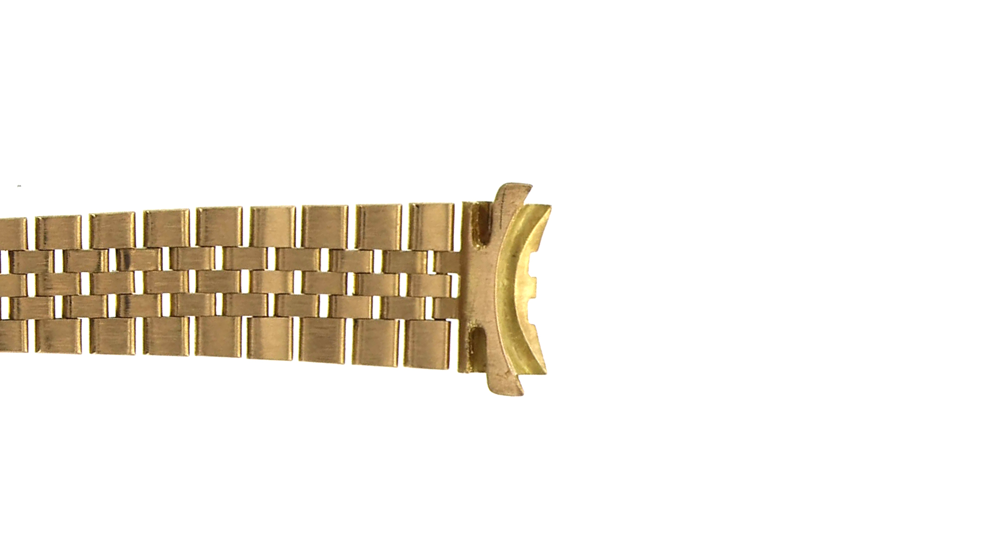 Original Rolex watch band for lady, 18K yellow gold custom diamonds 13.0 mm thumbnail 6