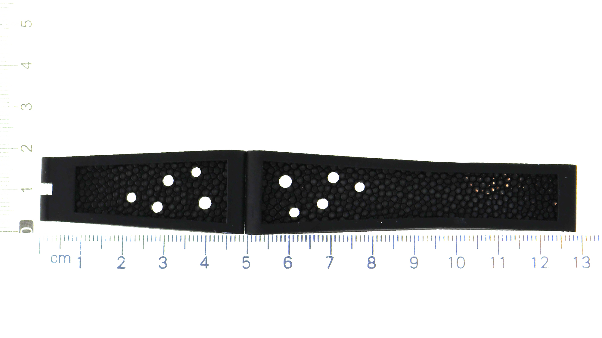 UNWORN Rolex rubber strap takes 10 holes for Zebra diamonds not included 340898 thumbnail 2
