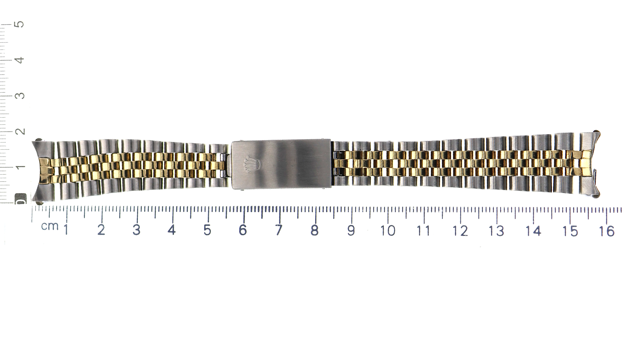 Rebuilt Jubilee Rolex watch band steel and yellow gold for 31mm end link 17.0mm thumbnail 1