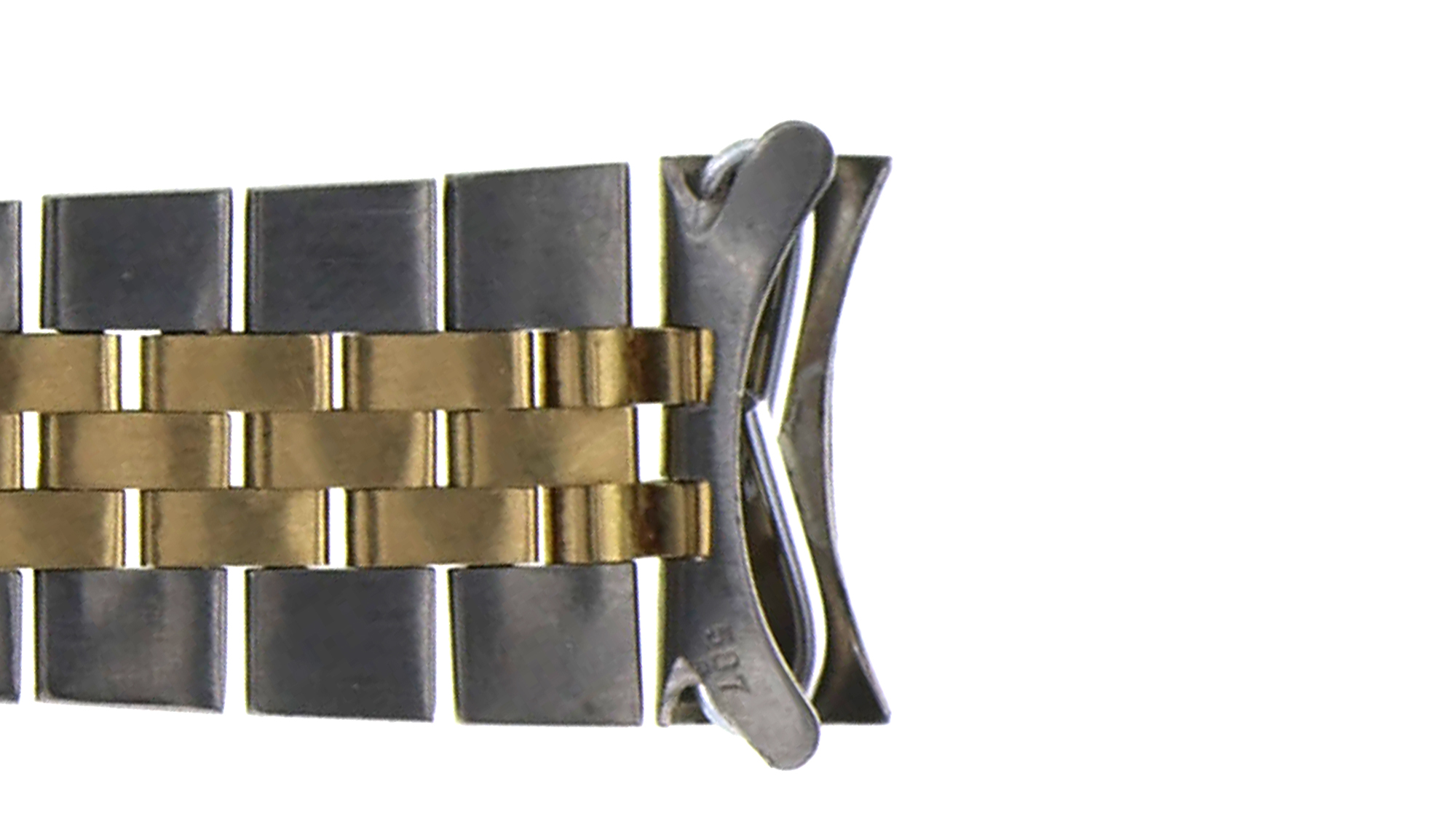Rebuilt Jubilee Rolex watch band steel and yellow gold for 31mm end link 17.0mm thumbnail 6