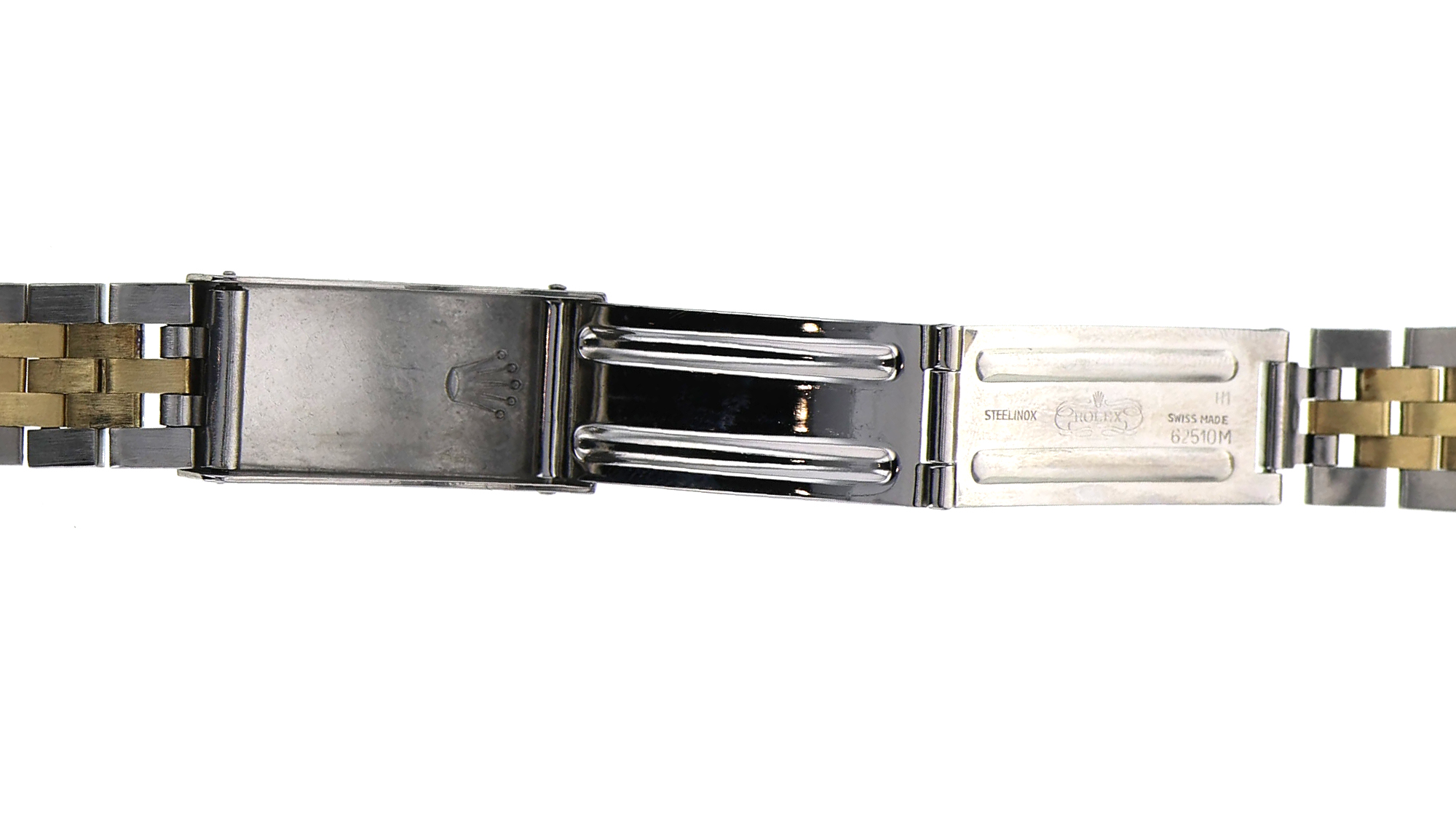 Rebuilt Jubilee Rolex watch band steel and yellow gold for 31mm end link 17.0mm thumbnail 4