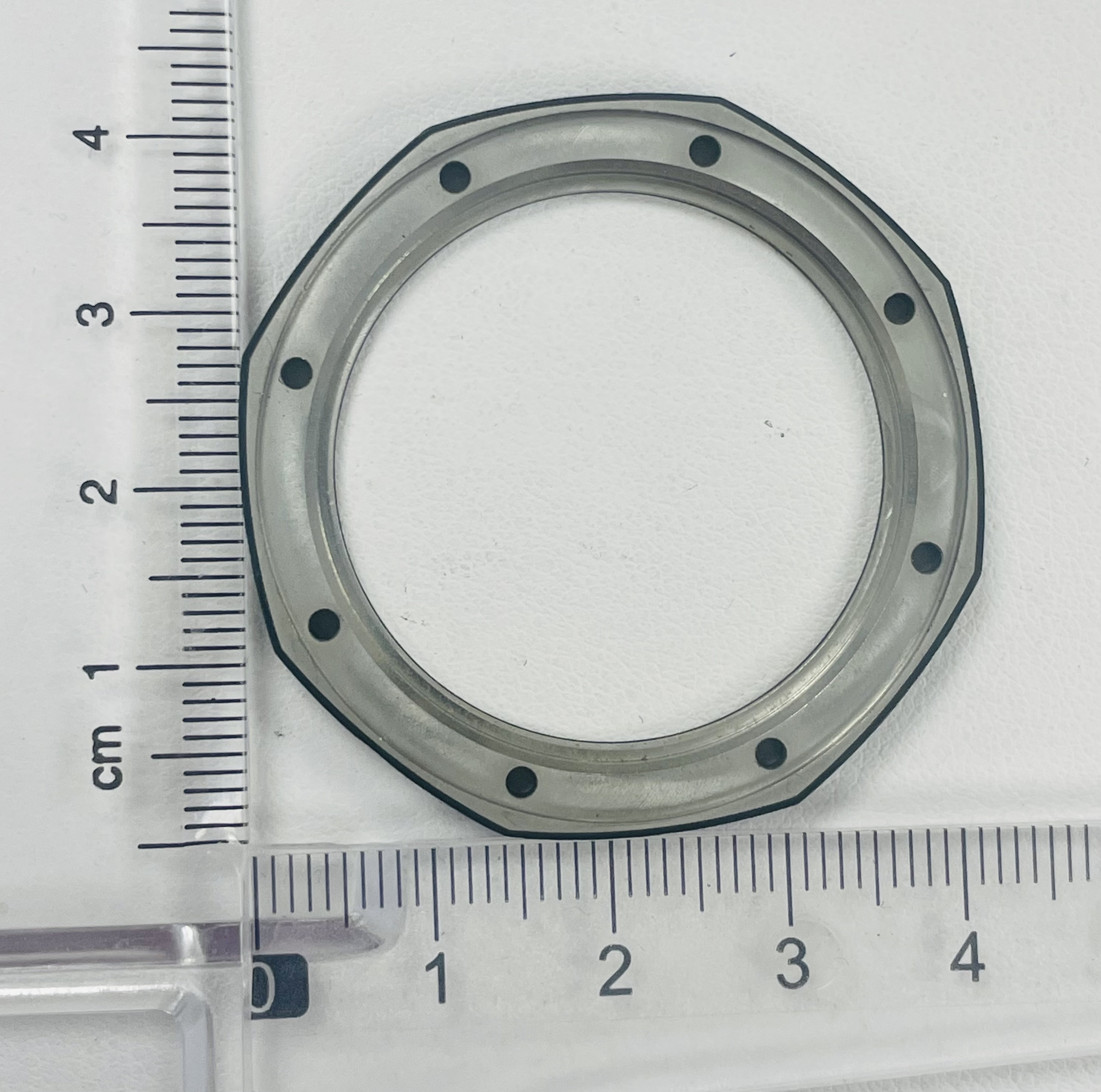 Original rubber clad steel bezel for Audemars Piguet 42mm ref. 25940SK thumbnail 2