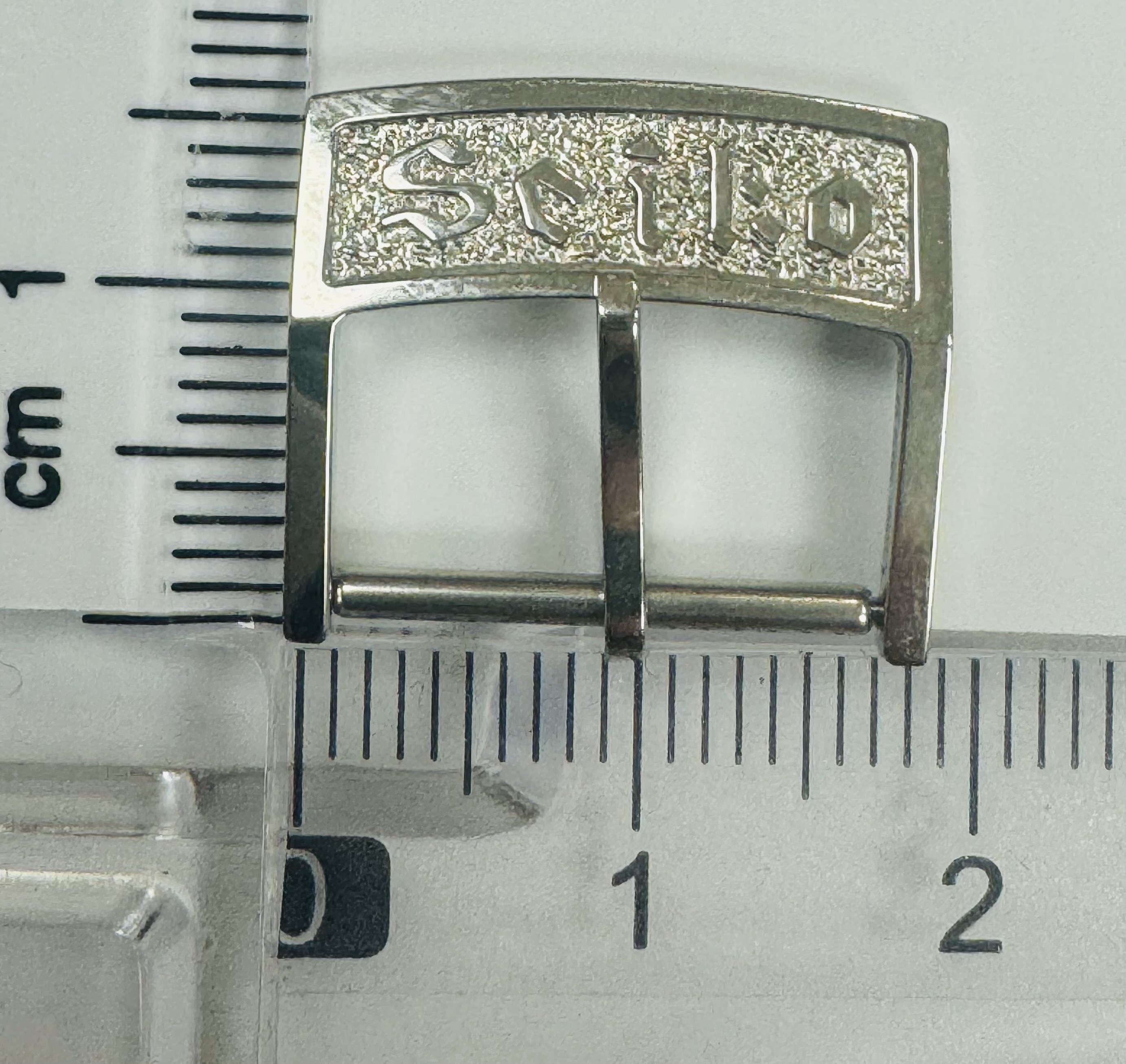 Factory Stainless steel Seiko tang buckle for 16.0 mm strap thumbnail 1