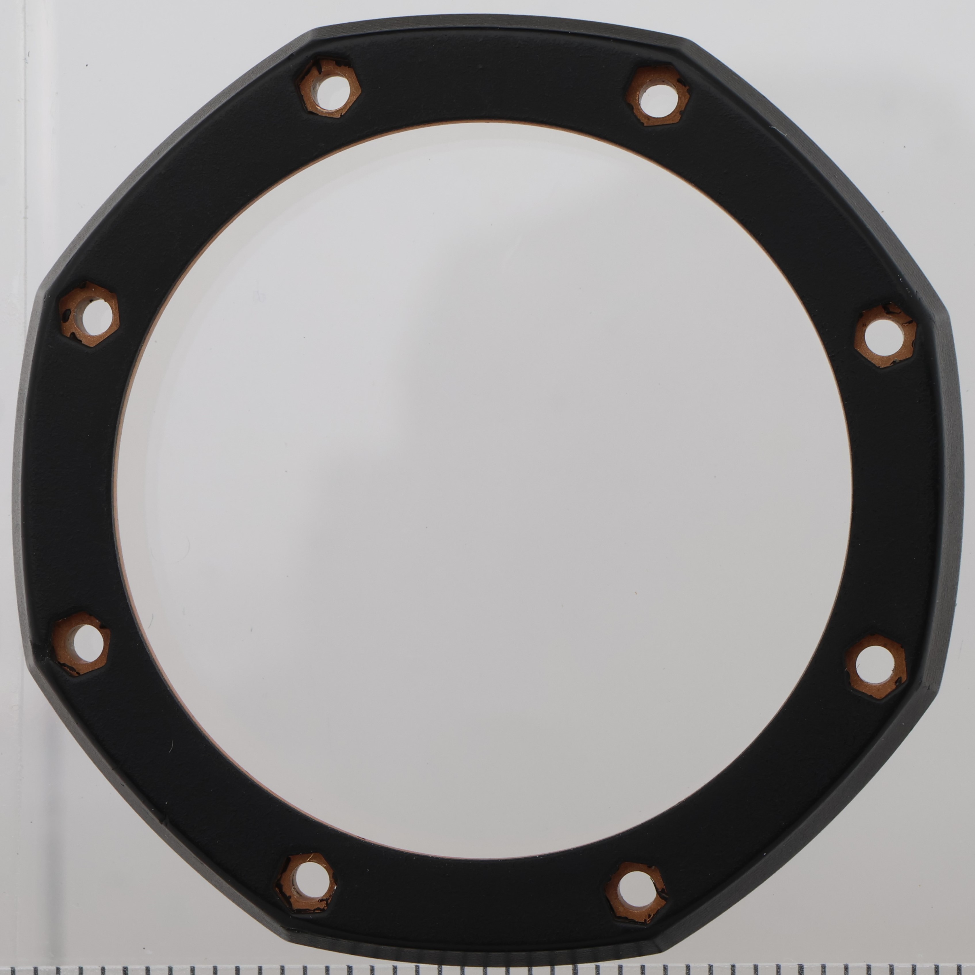 Factory original 42mm rose pink gold rubber clad bezel for Audemars Piguet thumbnail 1