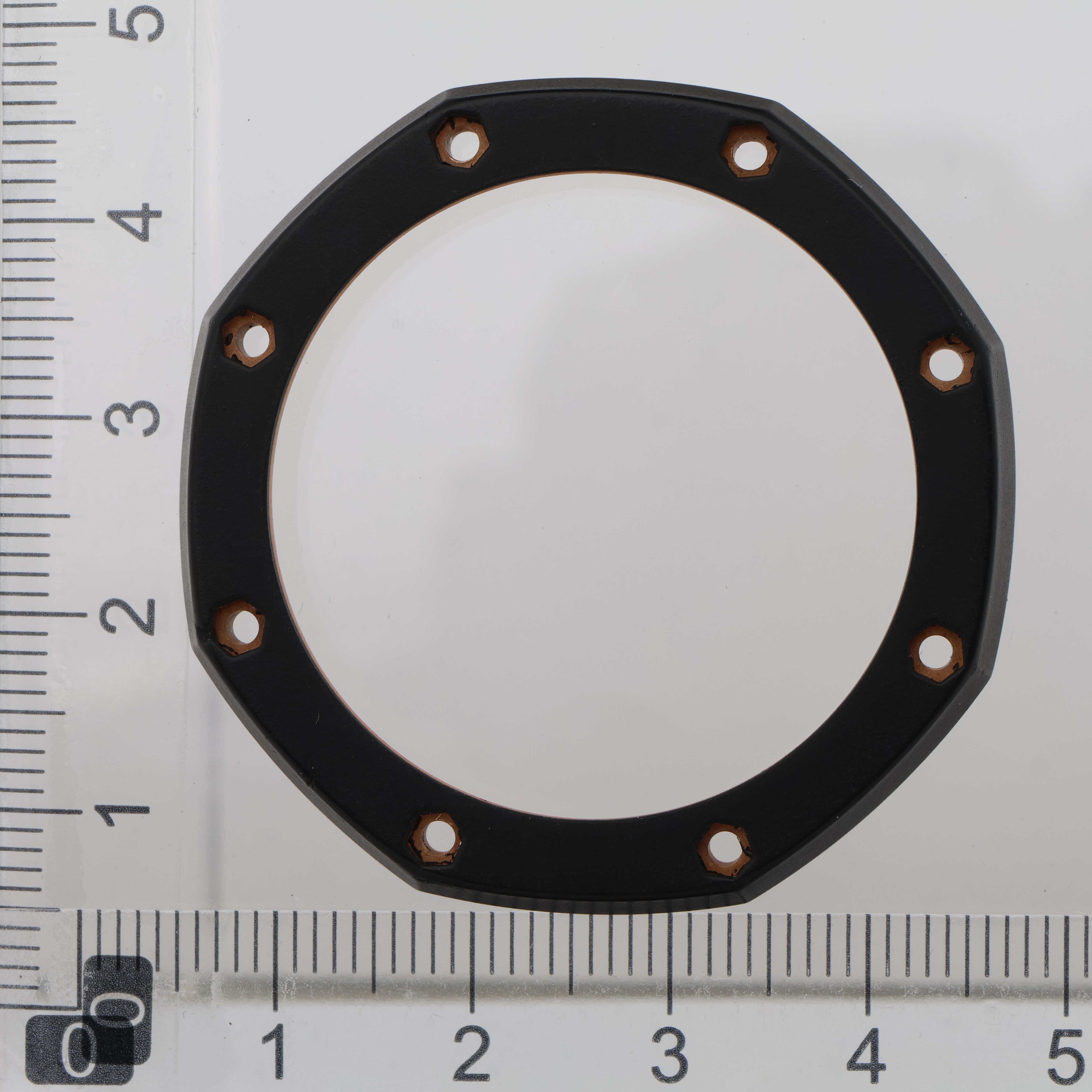 Factory original 42mm rose pink gold rubber clad bezel for Audemars Piguet thumbnail 2