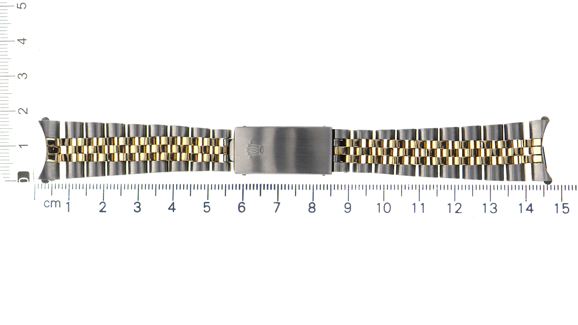 Rebuilt Jubilee Rolex watch band steel and yellow gold for 31mm end link 17.0mm thumbnail 1