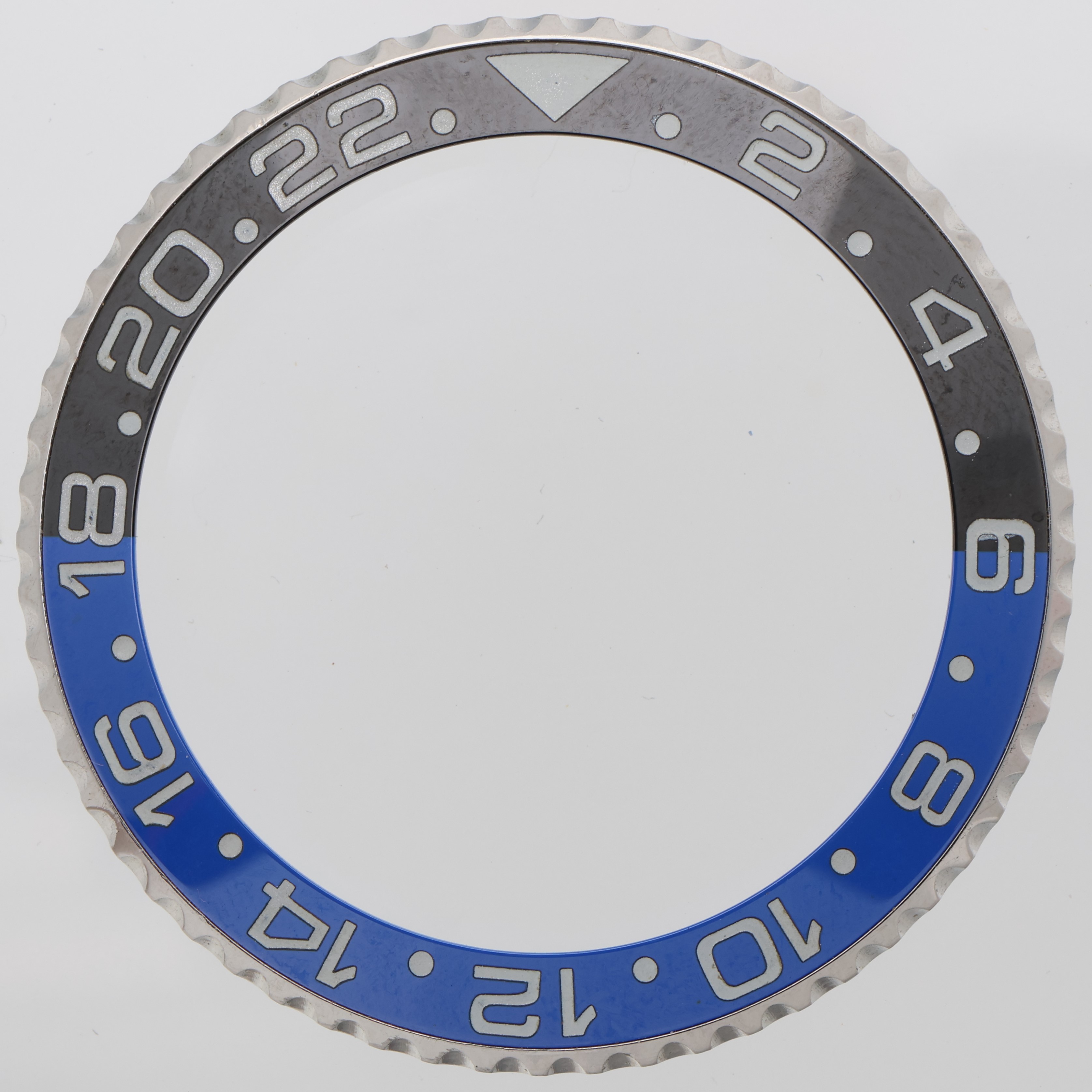 Original ceramic batman bezel for Rolex GMT 40mm thumbnail 1