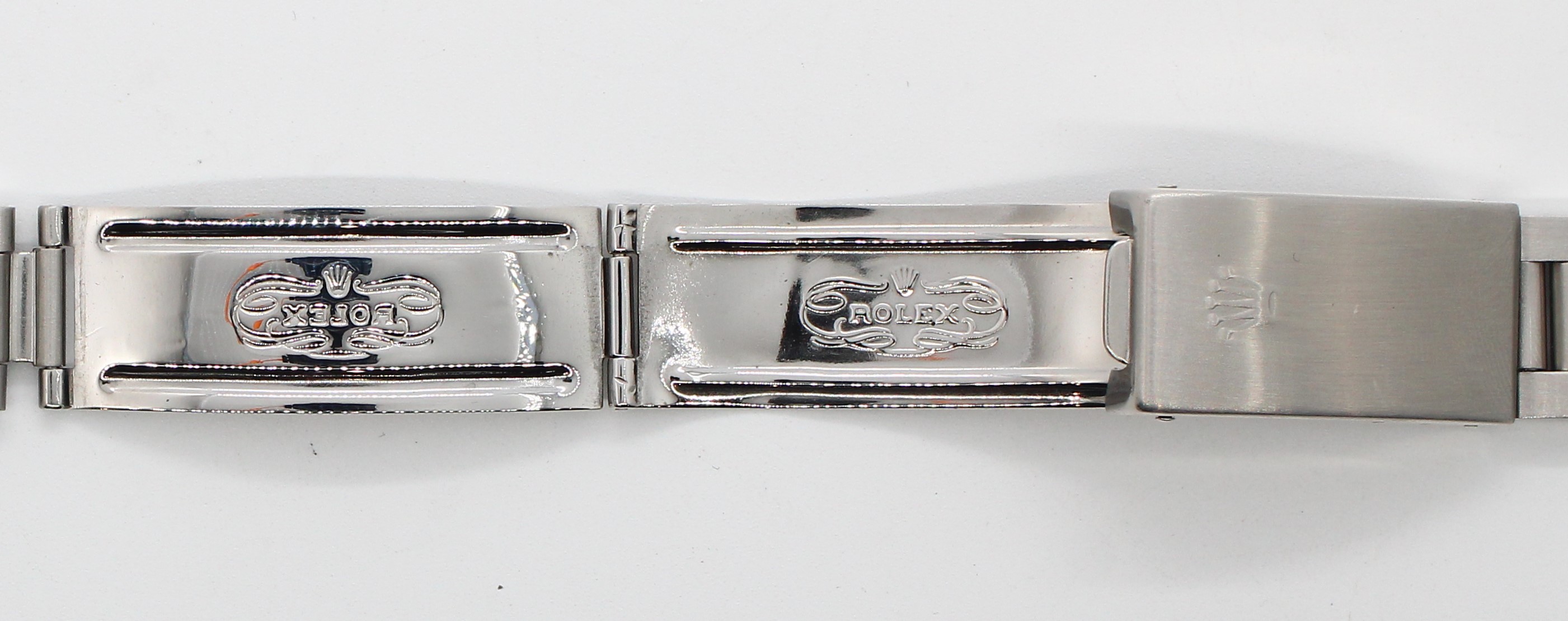 Watch band for Rolex DATE 19 mm Steel 78350 Oyster thumbnail 5