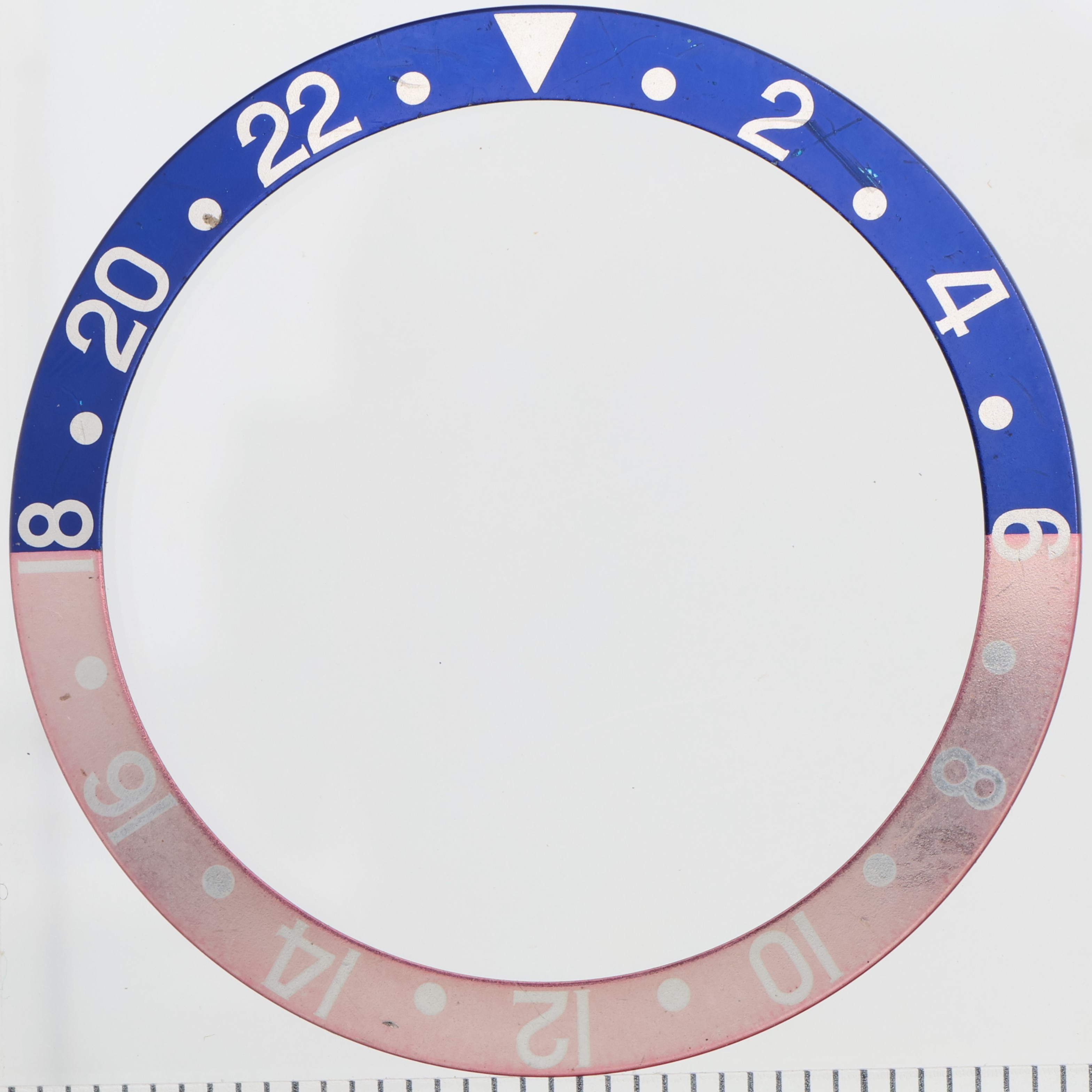 Factory original insert bezel for Rolex GMT 16700 thumbnail 1