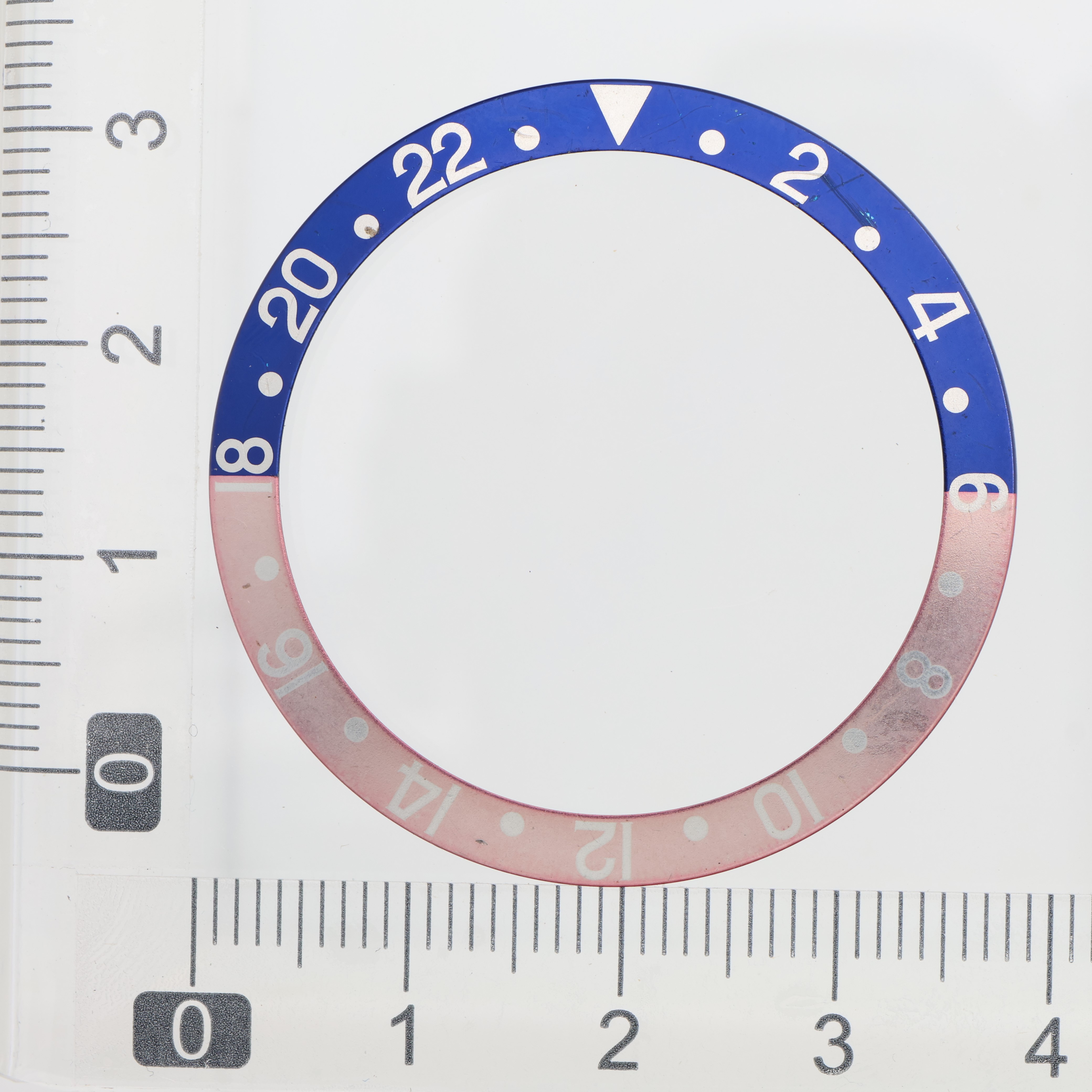 Factory original insert bezel for Rolex GMT 16700 thumbnail 2