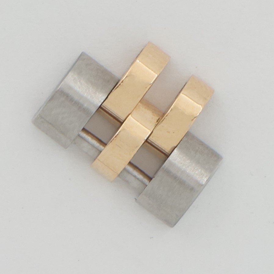Rolex jubilee link steel & 18k yellow gold solid 12.0mm wide for 28mm thumbnail 1