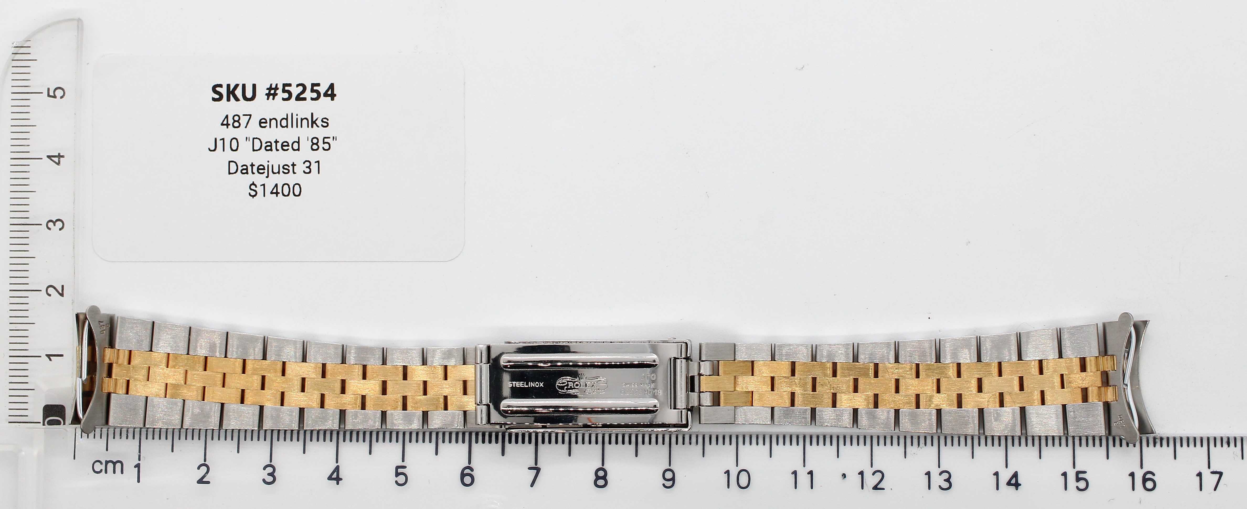 487 endlinks J10 "Dated '85" Datejust 31 thumbnail 2
