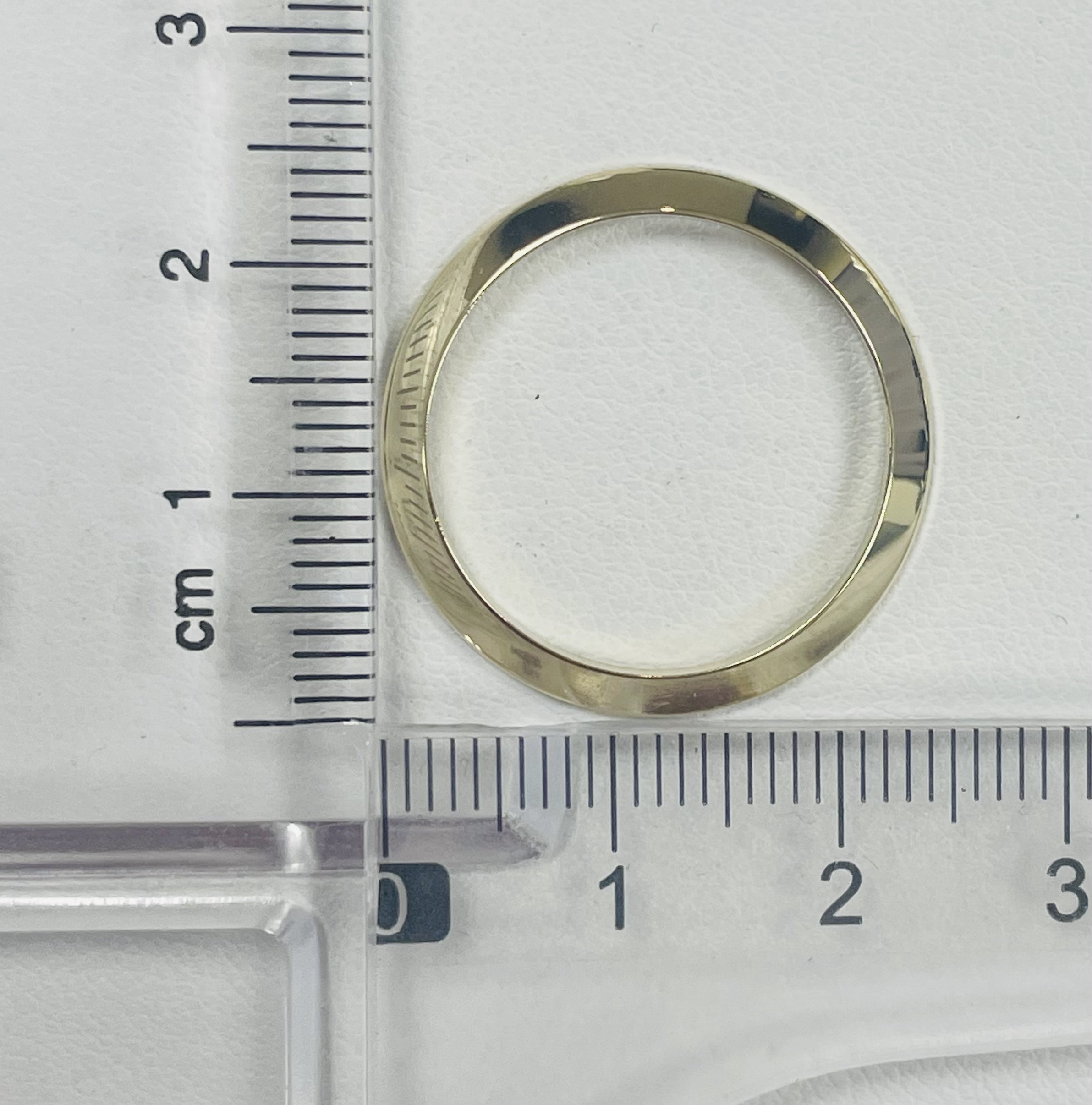 Original smooth bezel for Rolex Oyster Perpetual 24mm 18K yellow gold thumbnail 1