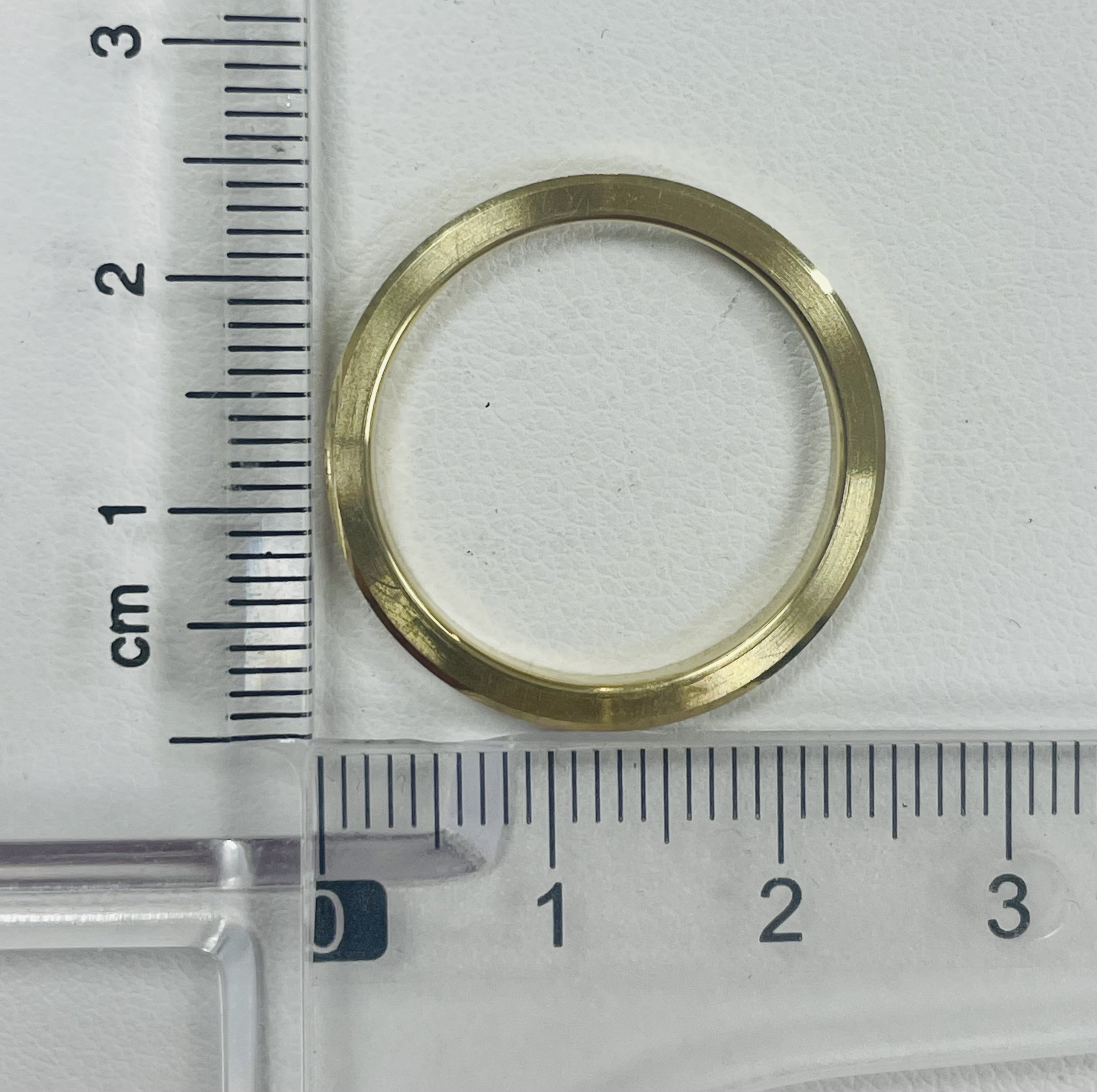 Original smooth bezel for Rolex Oyster Perpetual 24mm 18K yellow gold thumbnail 2