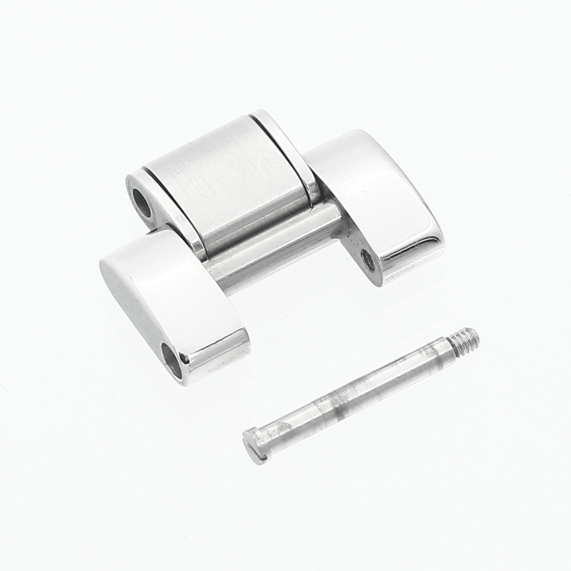 Cartier steel link for Cartier 21 14.0mm wide thumbnail 1
