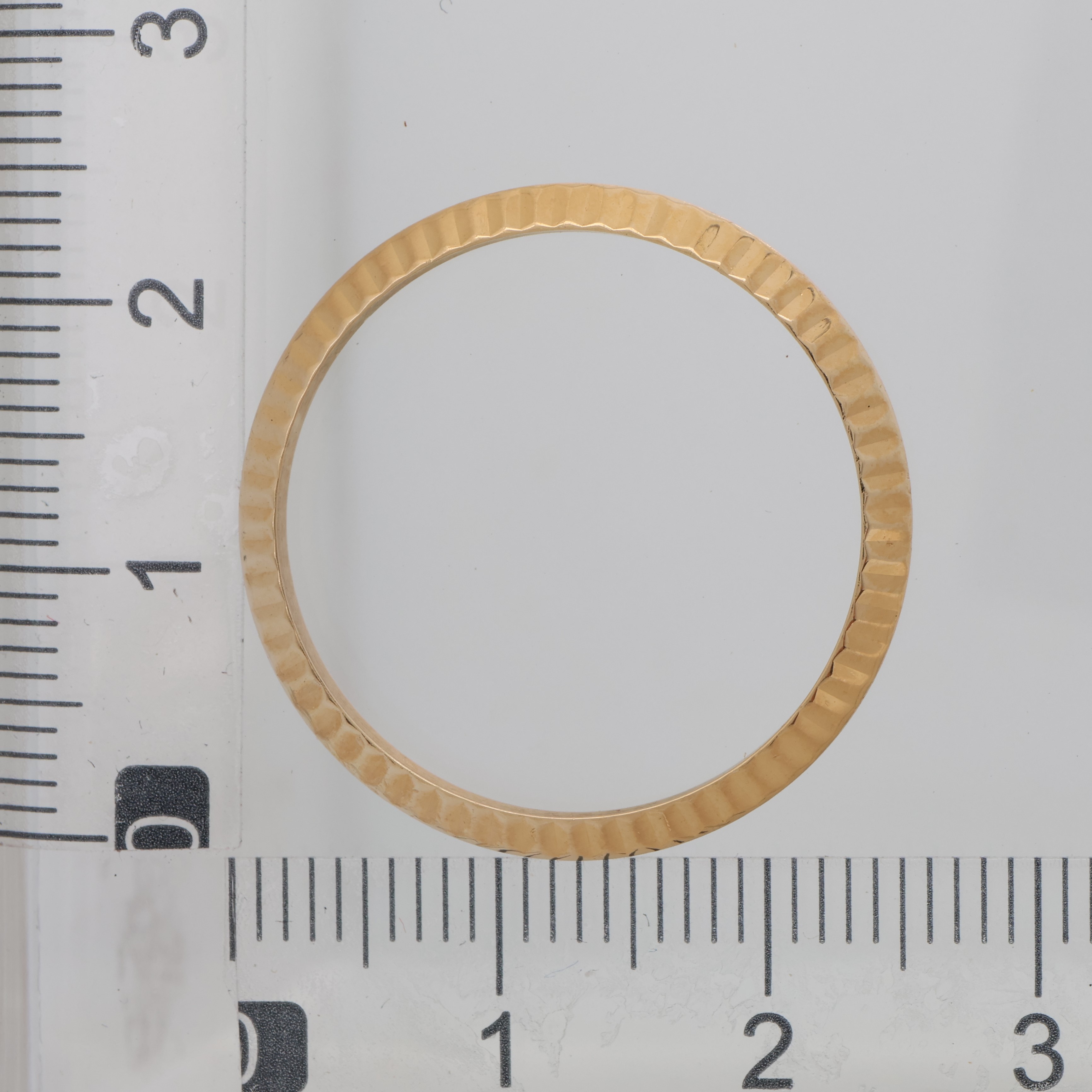 Factory original 18K Yellow Gold fluted bezel for Rolex 26mm very good condition thumbnail 1