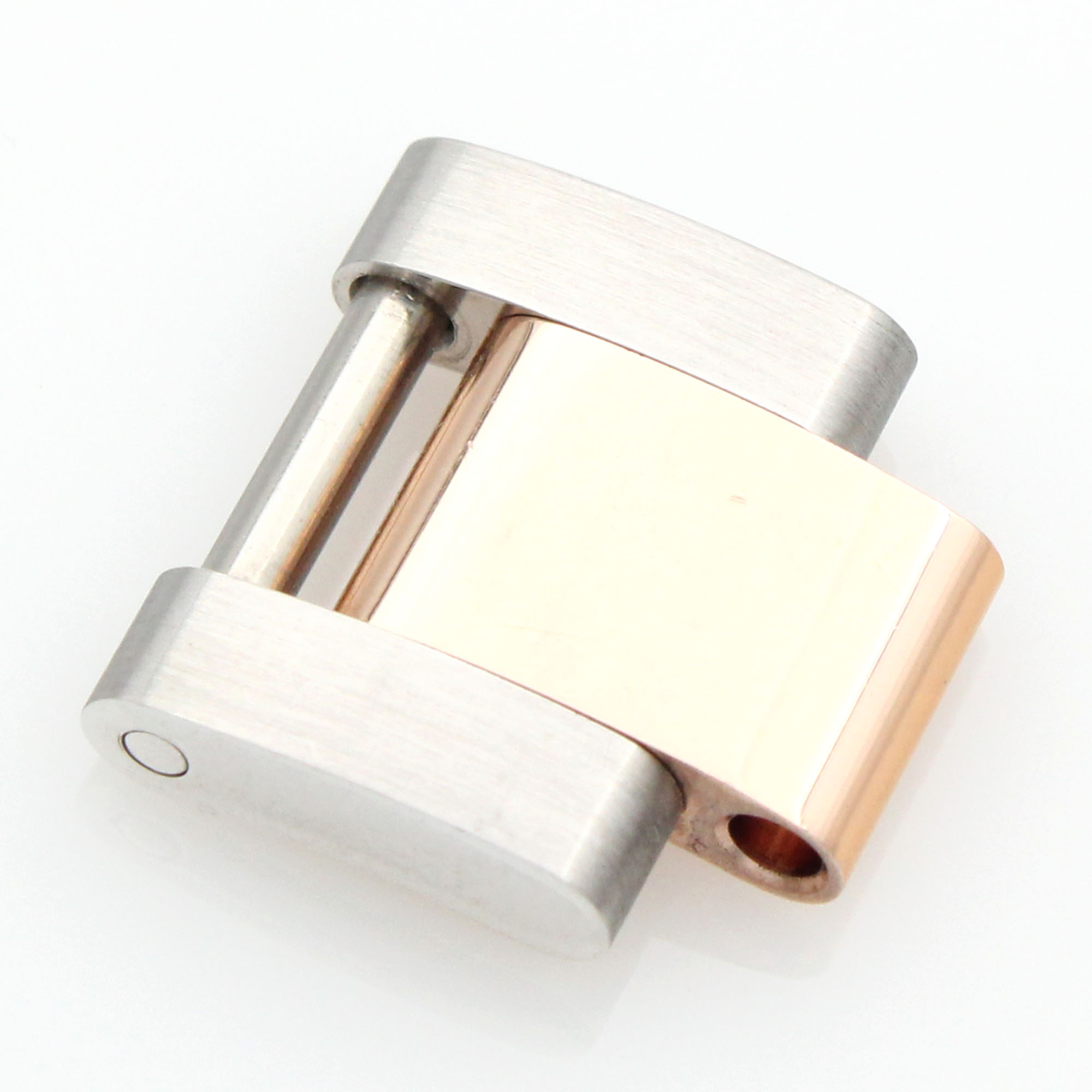 Rolex solid oyster link steel and 18K rose gold 13.00 wide for 26mm watch thumbnail 1