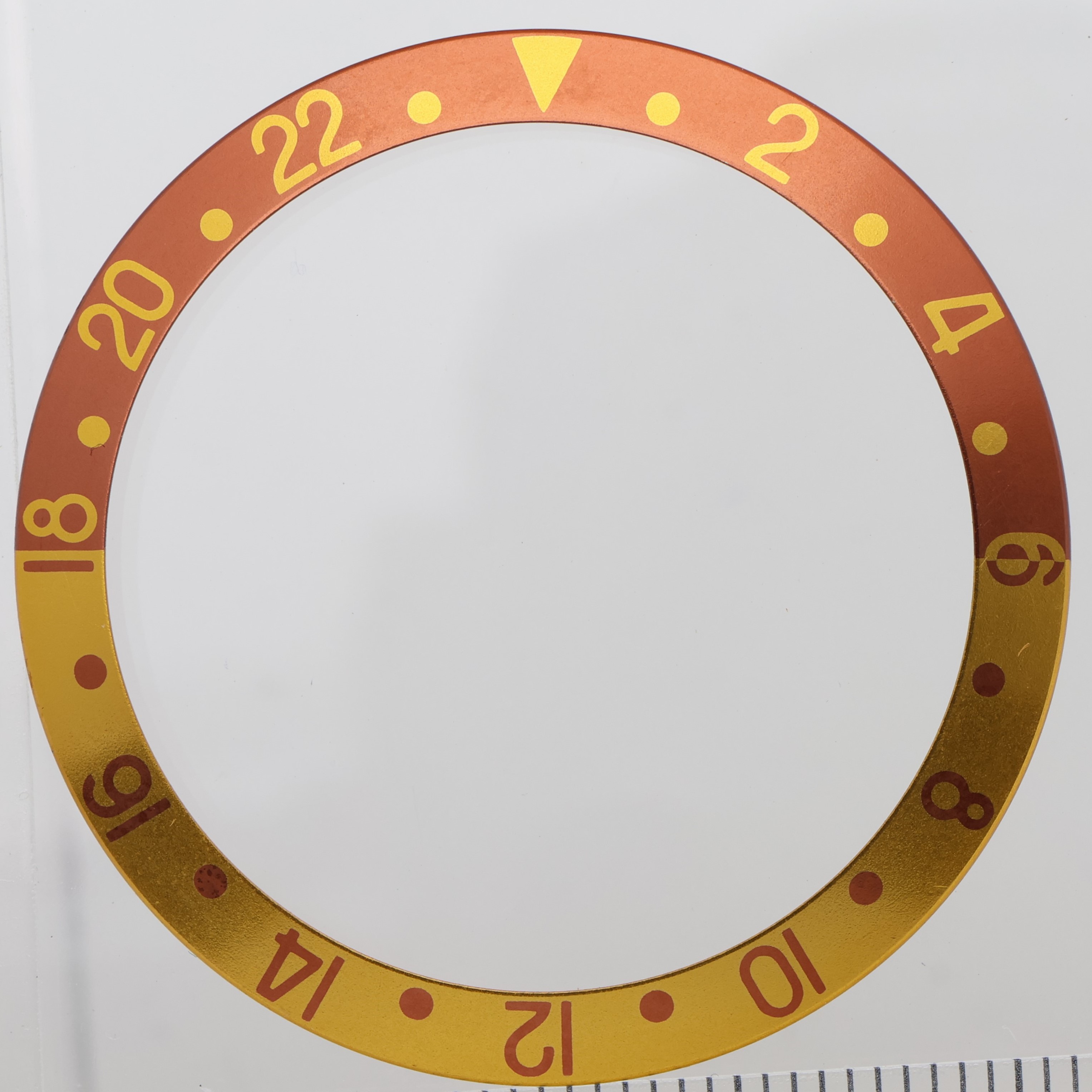 Factory original insert bezel for Rolex Sapphire GMT root beer 16753 16758 thumbnail 1