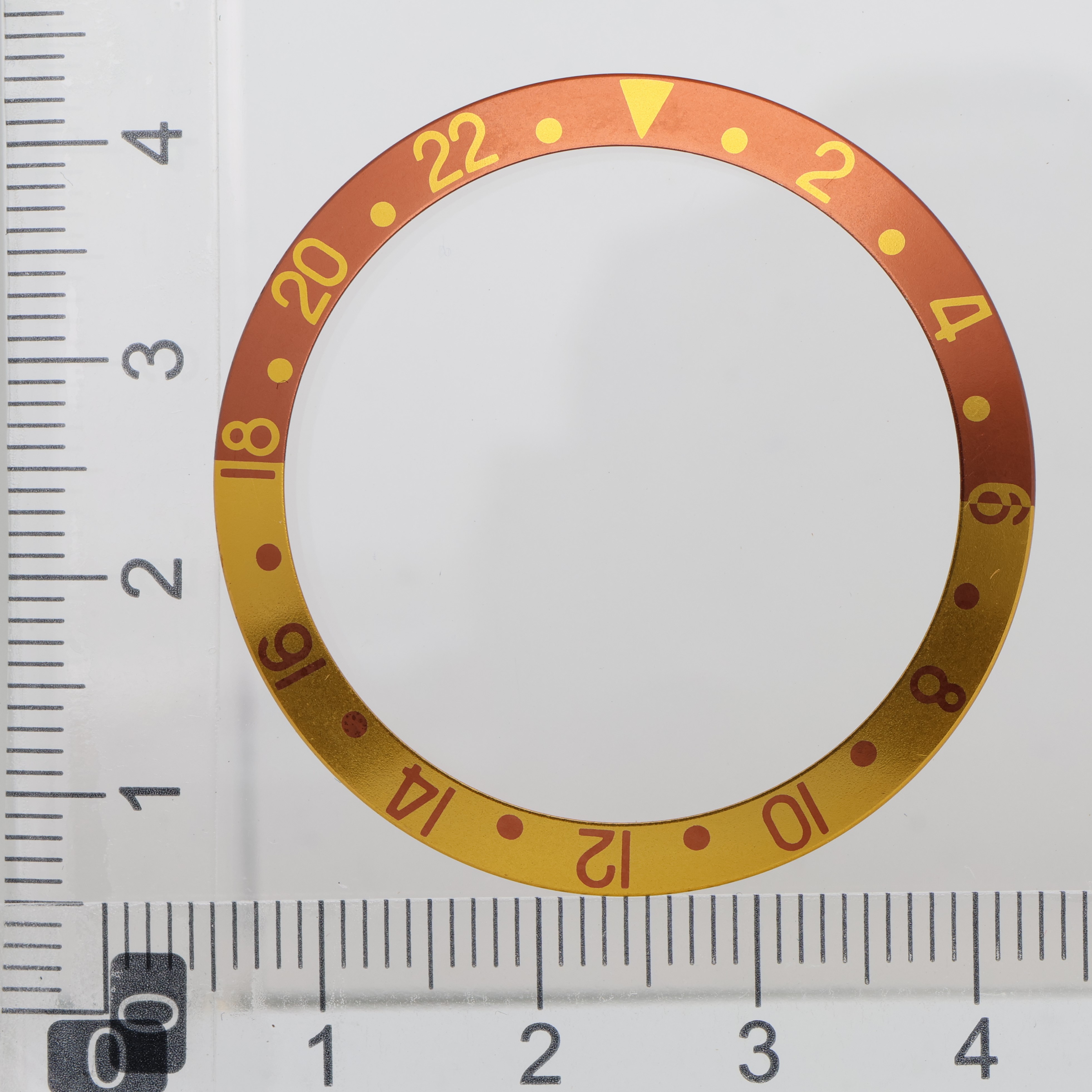 Factory original insert bezel for Rolex Sapphire GMT root beer 16753 16758 thumbnail 2