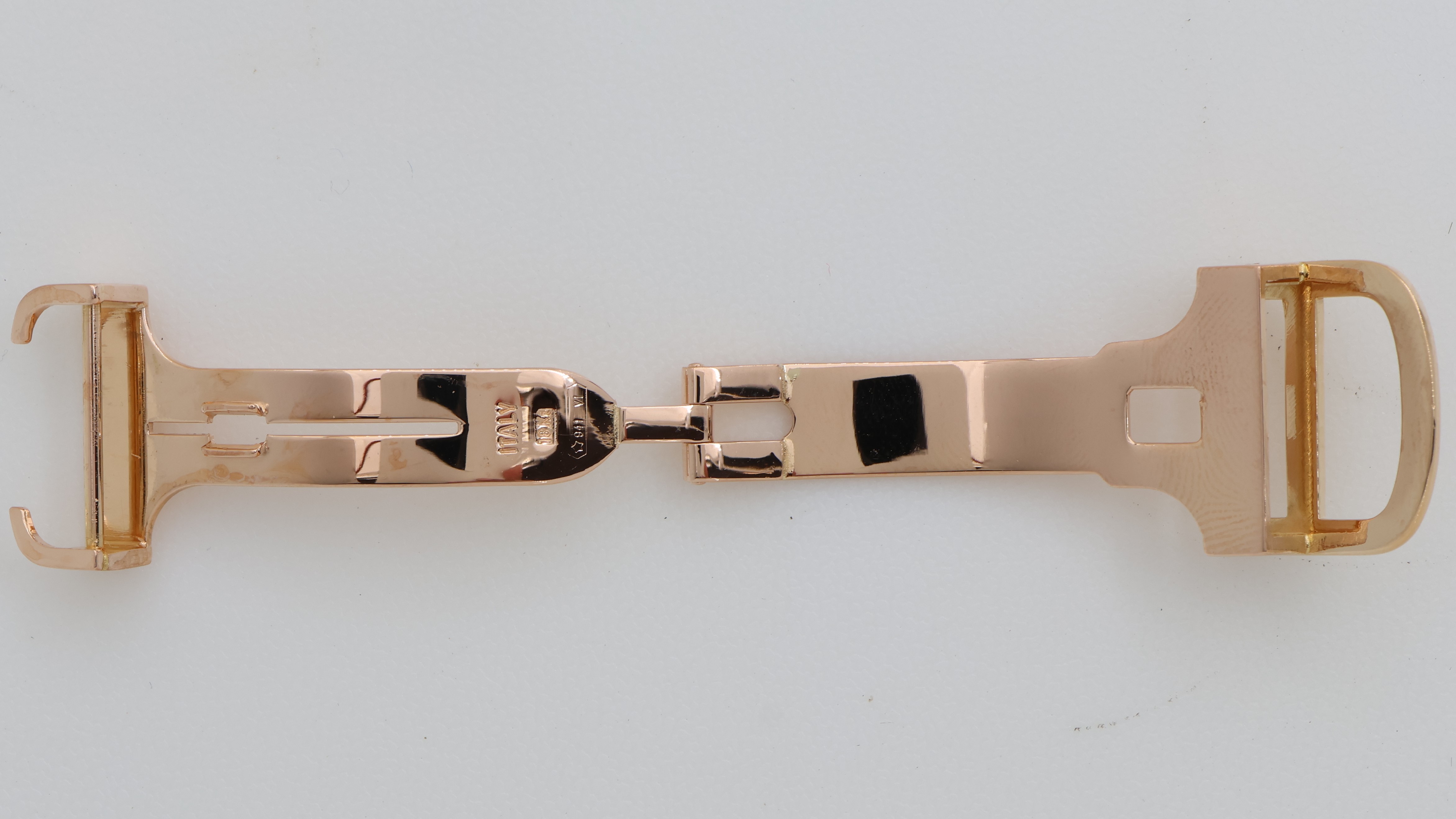 18K yellow gold 16mm deployment buckle for strap thumbnail 3