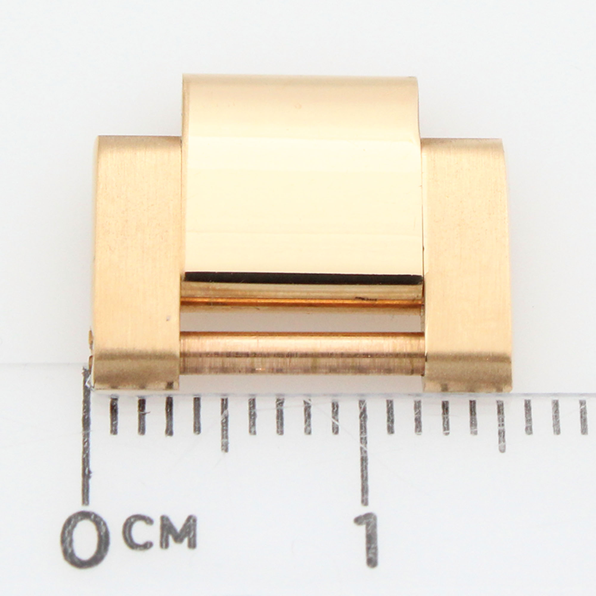 Rolex oyster link 18K yellow gold 15.4mm wide thumbnail 1