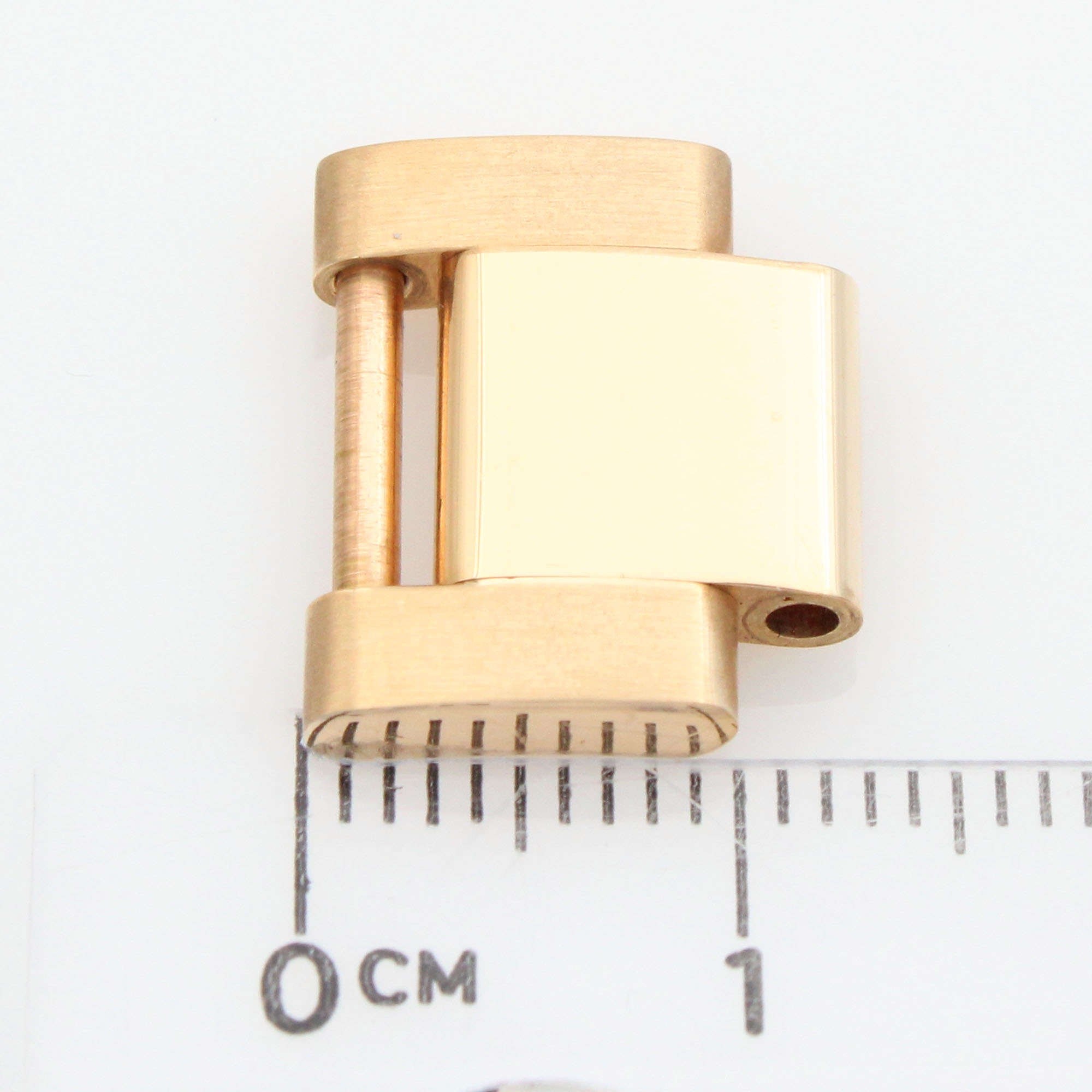 Rolex oyster link 18K yellow gold 15.4mm wide thumbnail 2