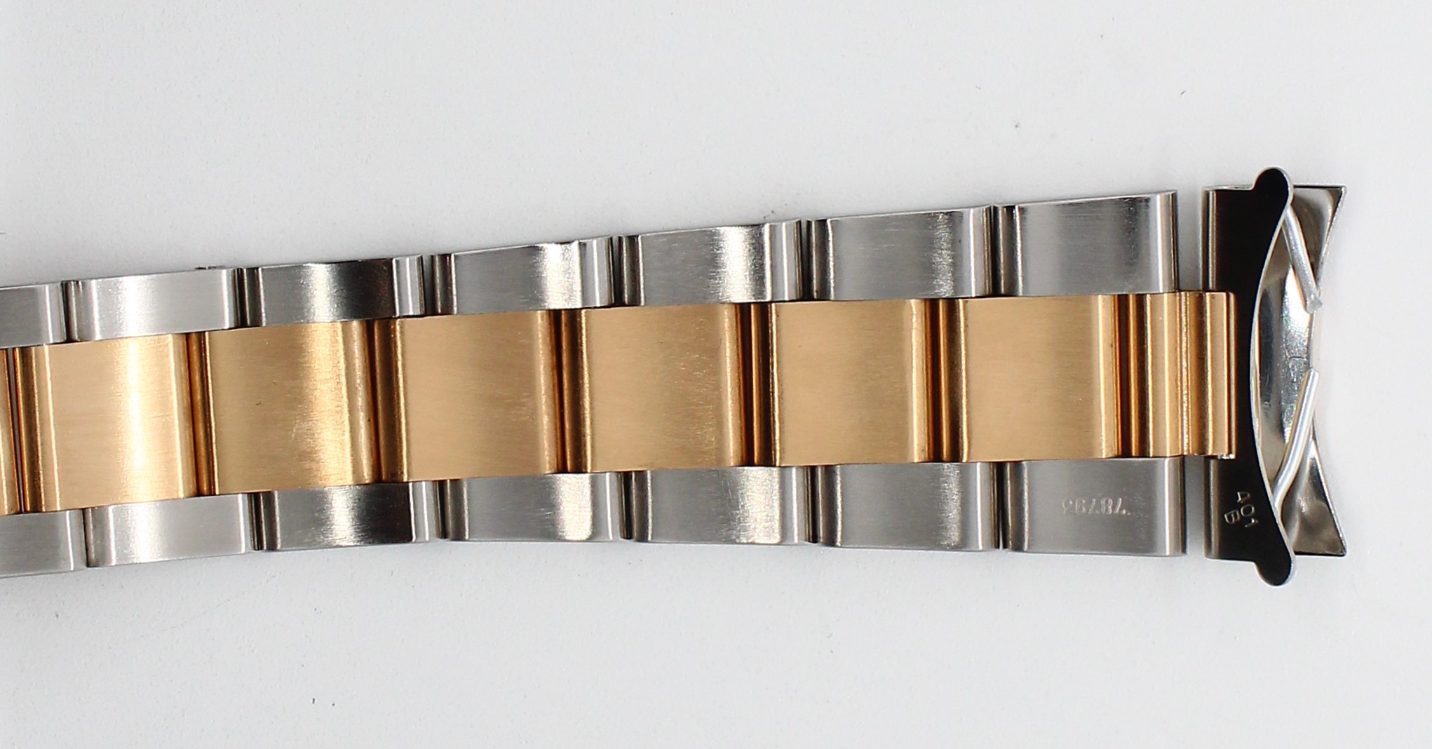 Watch band for Rolex Sports model 20 mm steel/18K gold Oyster thumbnail 4