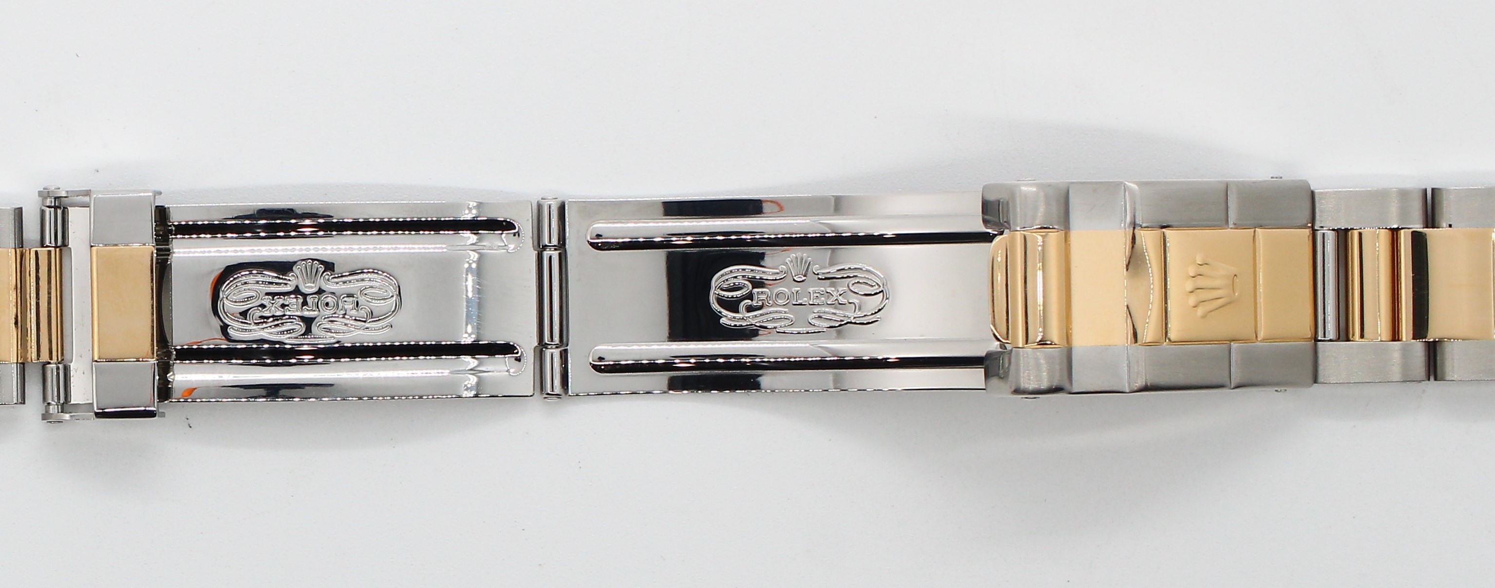Watch band for Rolex Sports model 20 mm steel/18K gold Oyster thumbnail 5