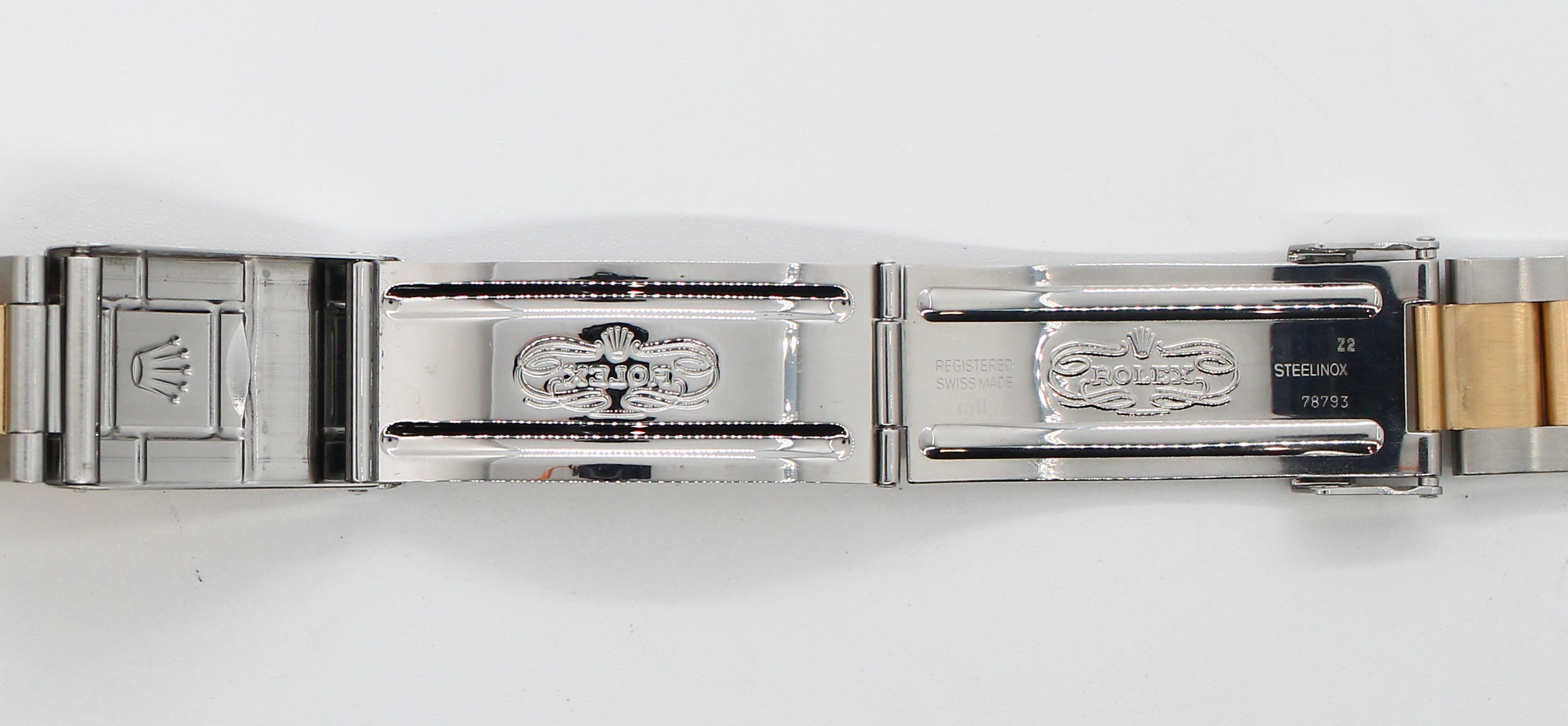 Watch band for Rolex Sports model 20 mm steel/18K gold Oyster thumbnail 6