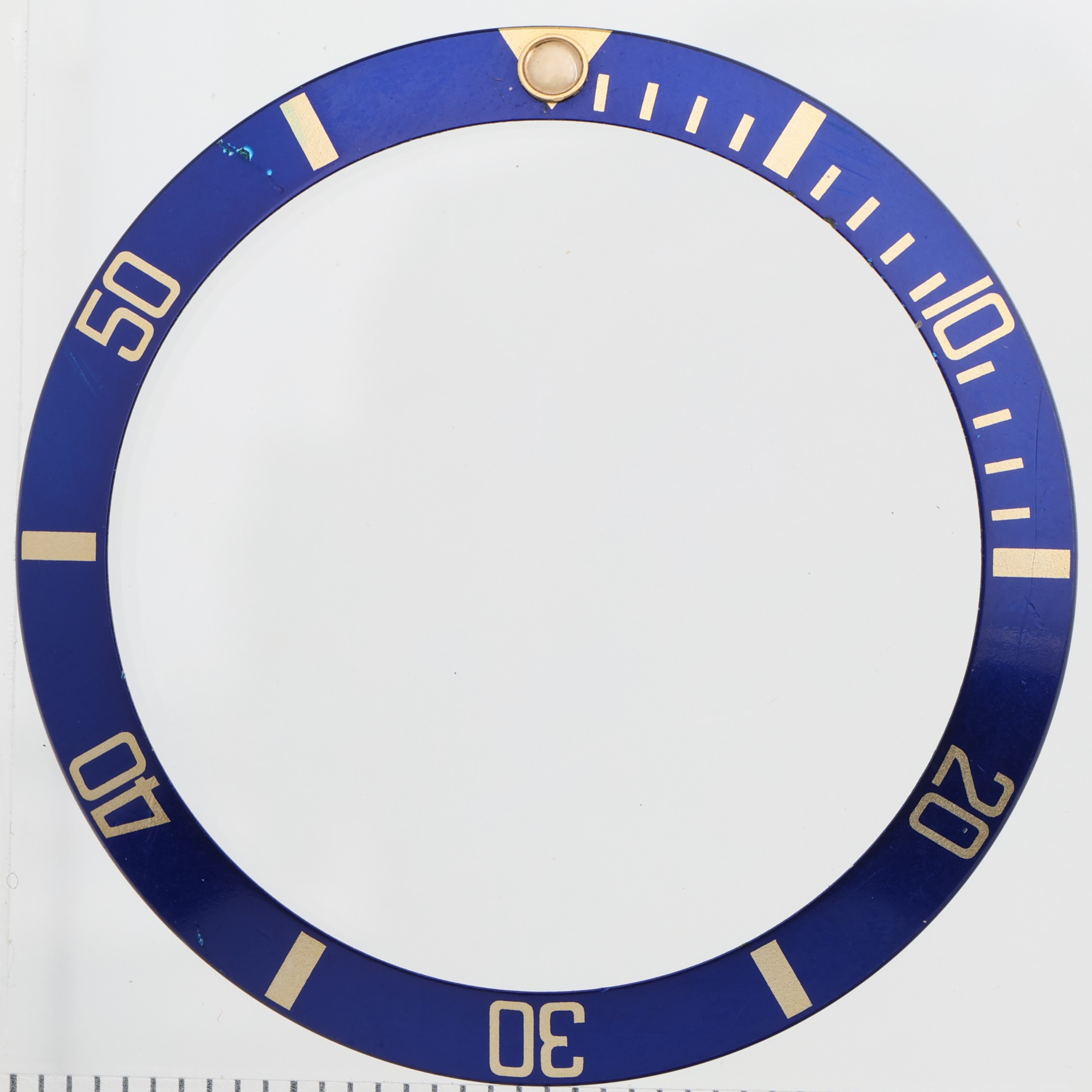 Factory original insert bezel for Rolex Sapphire Submariner 16803 16808 thumbnail 1