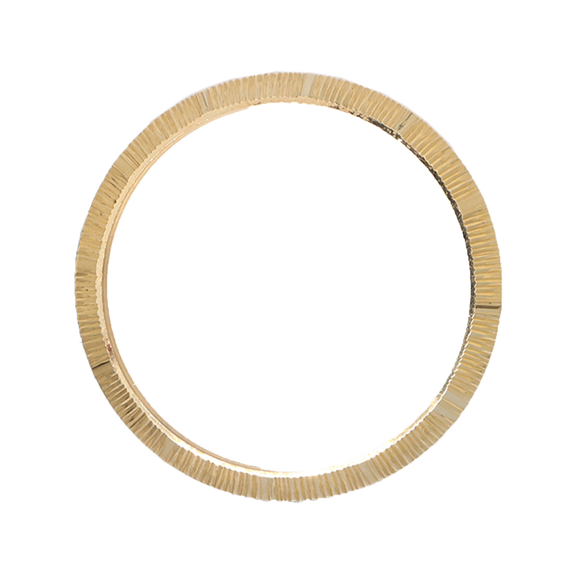 Factory original 18K yellow gold bark bezel for Rolex 26mm ref. 69278 thumbnail 1
