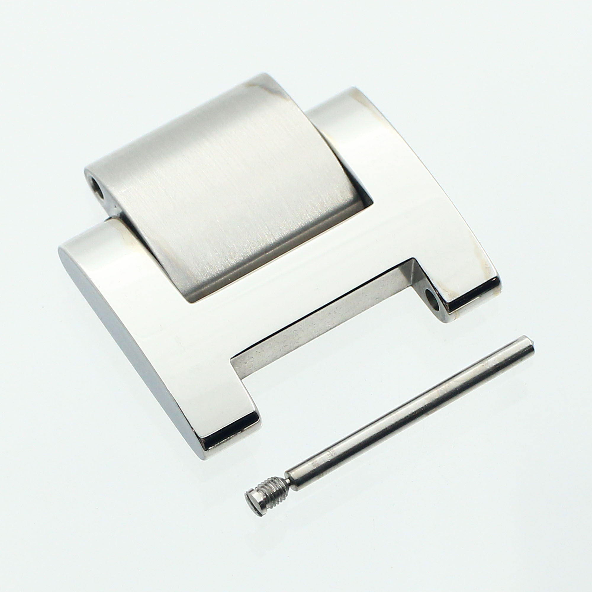 Cartier stainless steel link 18.0mm wide for Ballon Bleu model thumbnail 1